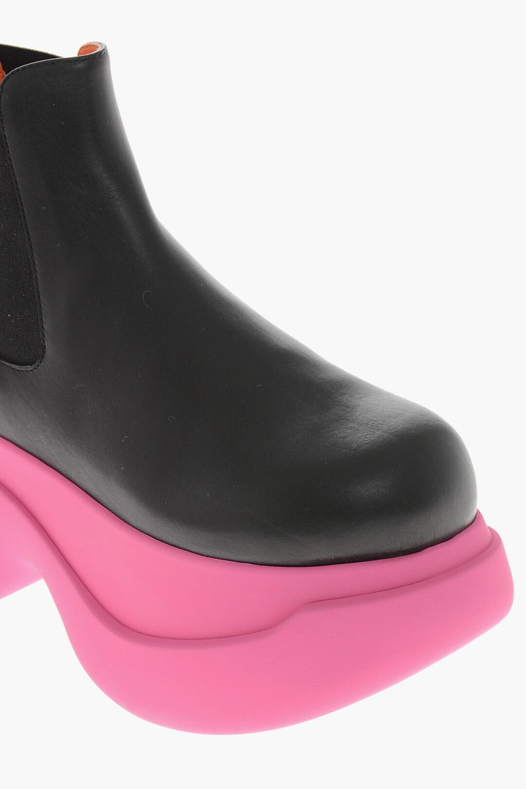 Marni Leather Chelsea Boots with 8cm Chunky Sole Size US 7 / IT 37 - 4 Thumbnail
