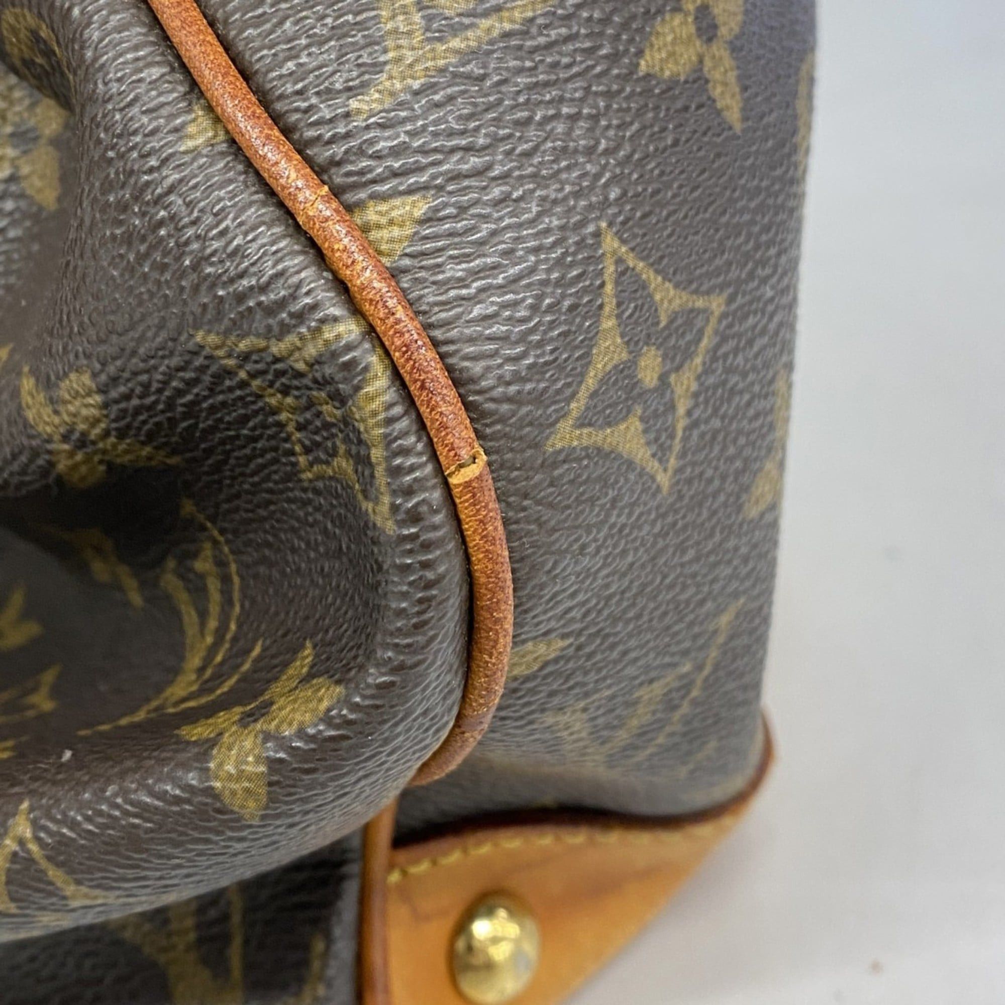 Louis Vuitton Monogram Boëtie MM Handbag M45714 Brown Women's