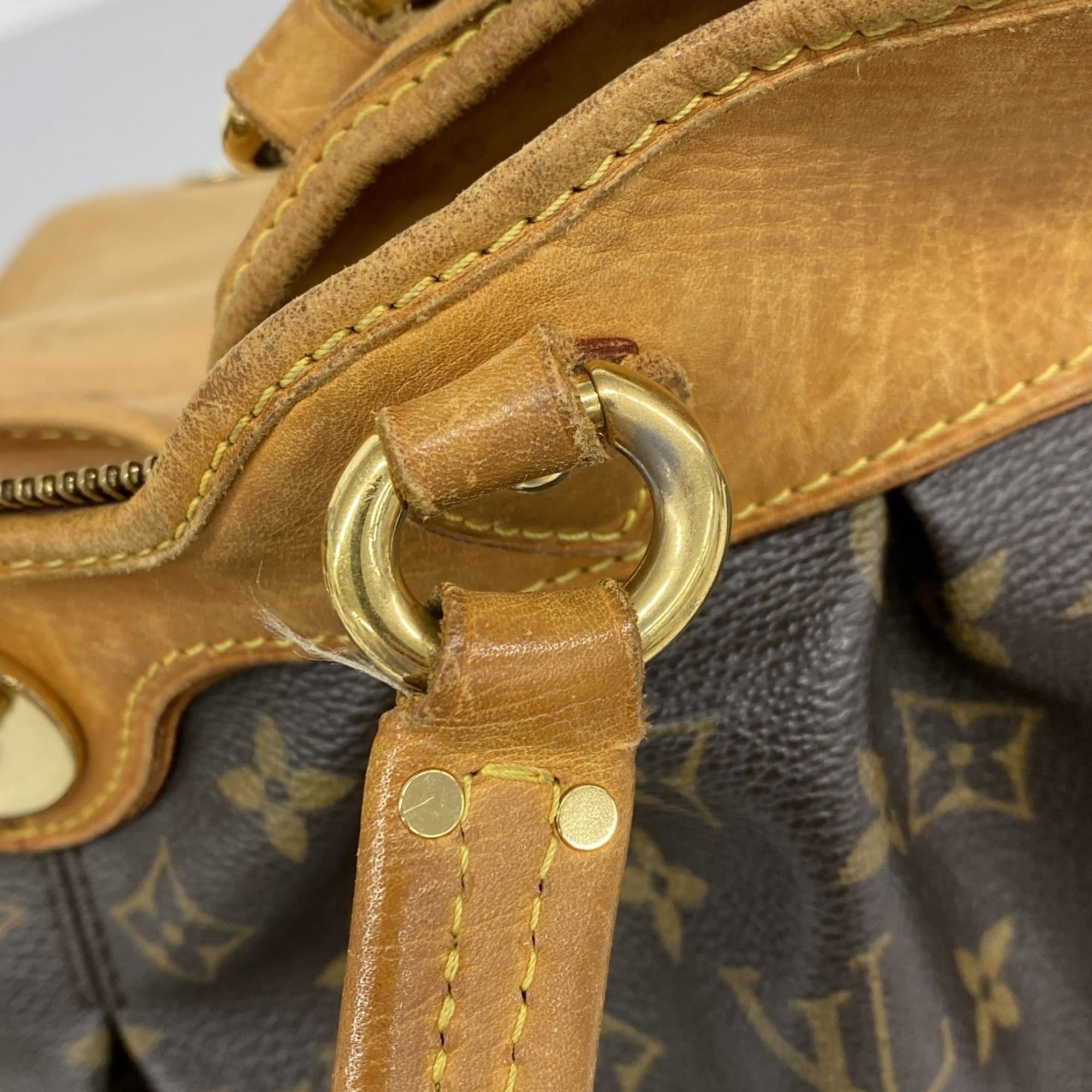 Louis Vuitton Monogram Boëtie MM Handbag M45714 Brown Women's
