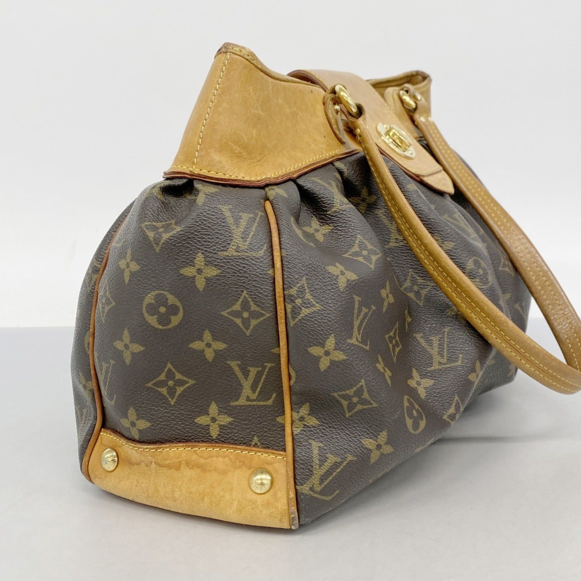 Louis Vuitton Monogram Boëtie MM Handbag M45714 Brown Women's