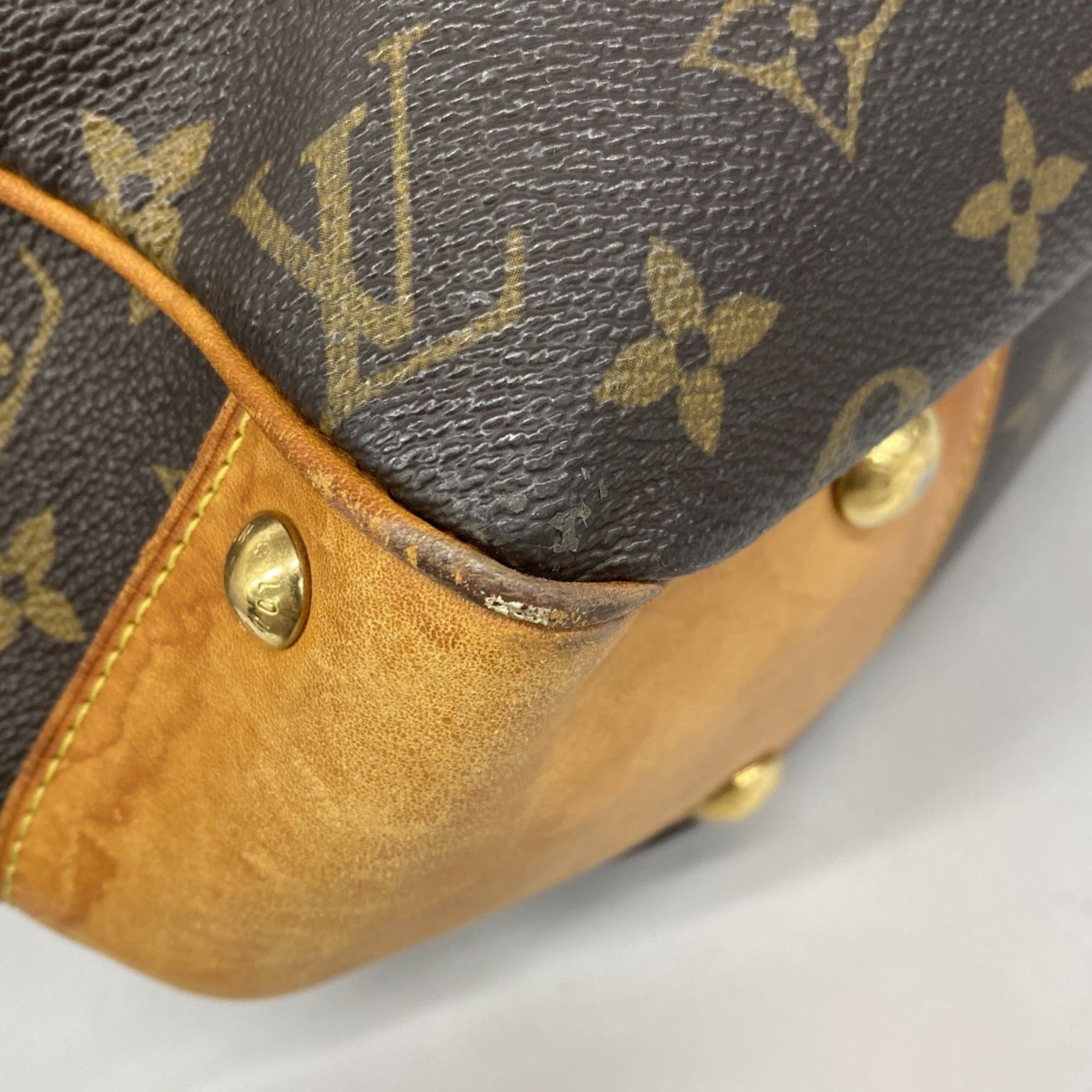 Louis Vuitton Monogram Boëtie MM Handbag M45714 Brown Women's