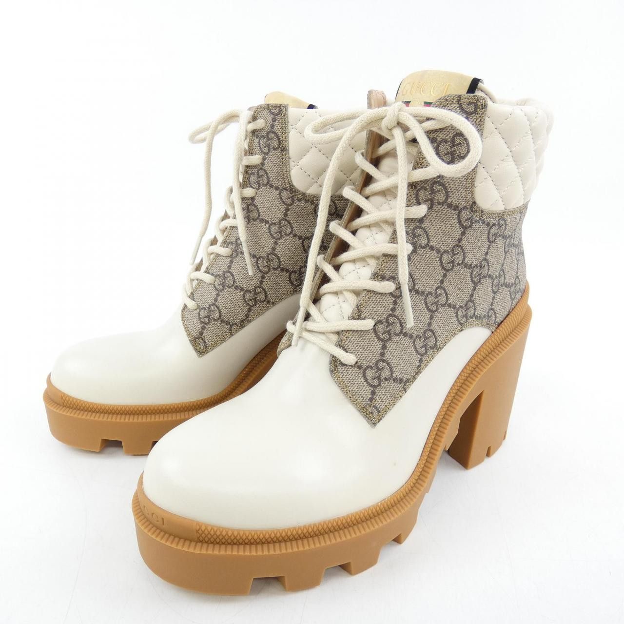 Gucci Gucci Gucci GG Supreme Boots Textile Shoes 659691 DUTY FREE for USA Size ONE SIZE - 3 Thumbnail