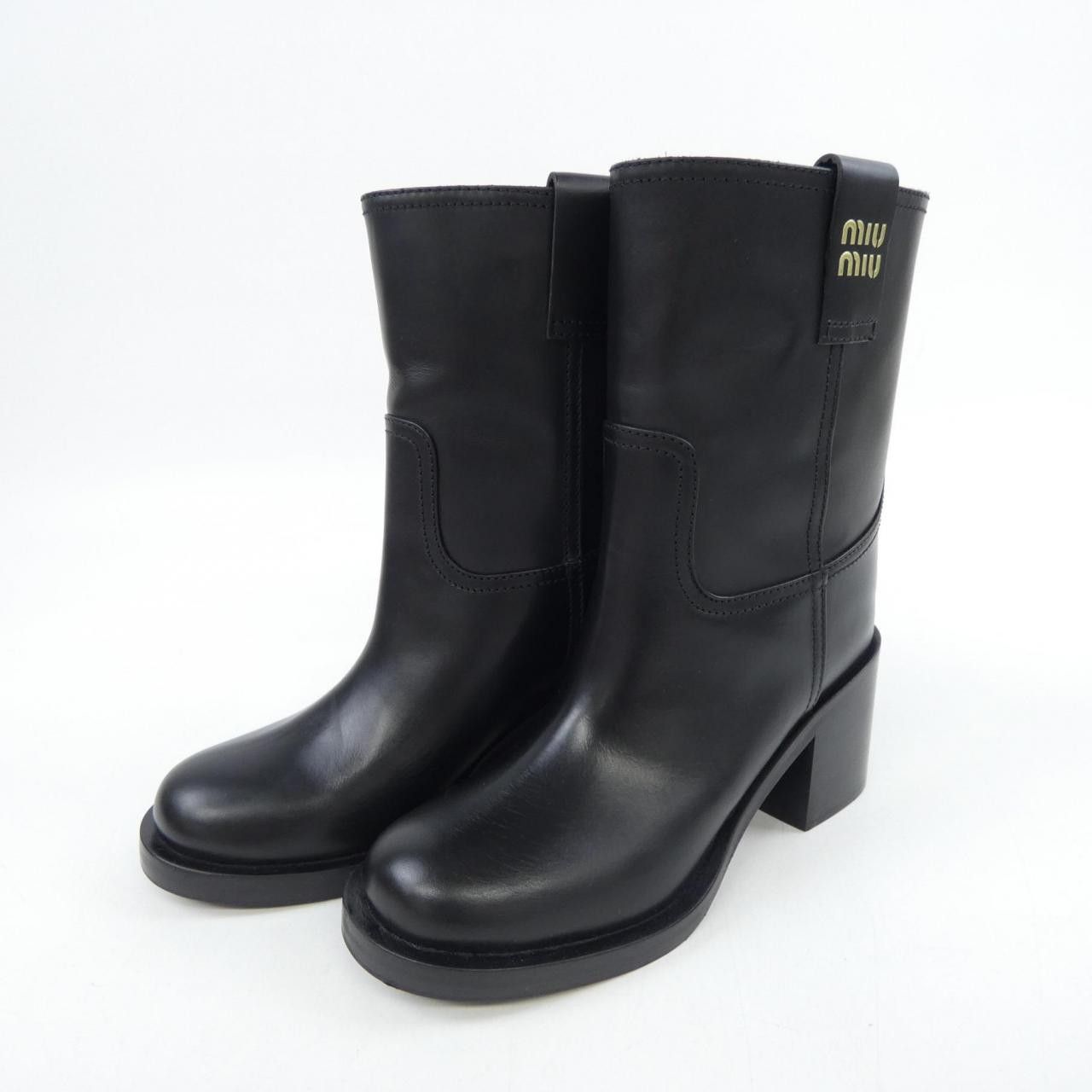 Miu Miu Miu Miu Miu Miu Boots Leather Shoes DUTY FREE for USA Size ONE SIZE - 3 Thumbnail
