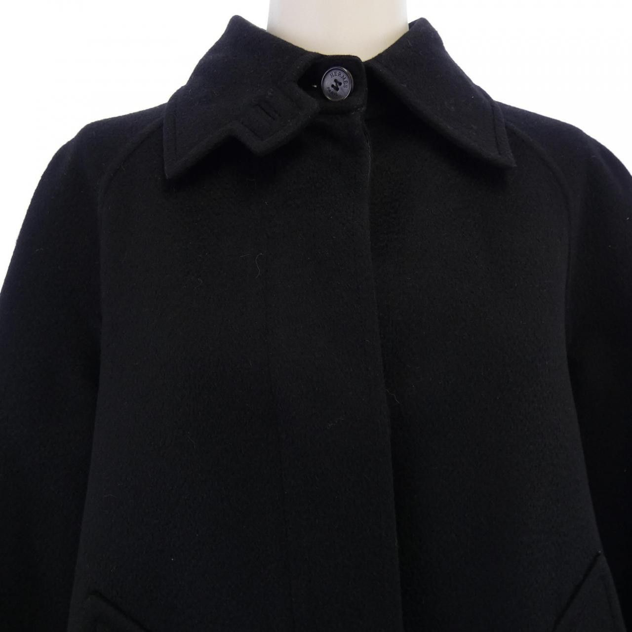 Hermes Hermes Hermès Cashmere Coat Textile Outerwear DUTY FREE for USA Size ONE SIZE - 5 Thumbnail