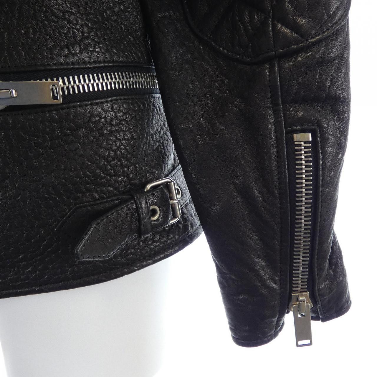 Celine Celine Celine 2 5I85/4247 Leather Jacket Leather Outerwear 2 5I85/4247 DUTY FREE for USA Size ONE SIZE - 6 Thumbnail