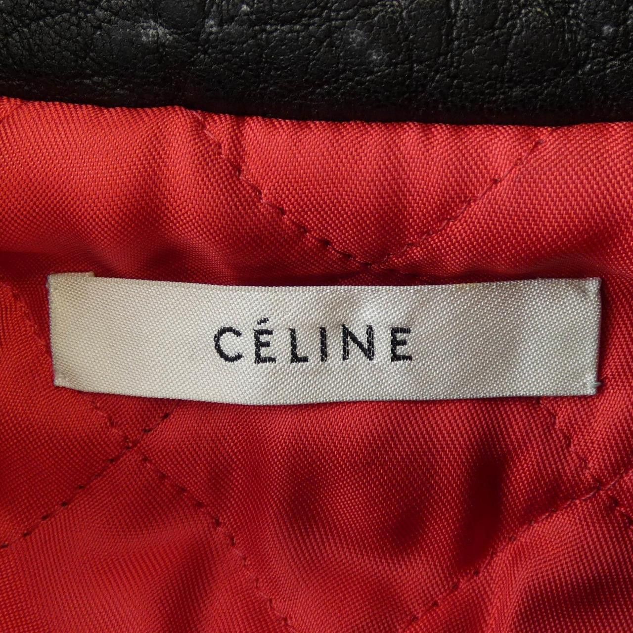 Celine Celine Celine 2 5I85/4247 Leather Jacket Leather Outerwear 2 5I85/4247 DUTY FREE for USA Size ONE SIZE - 4 Thumbnail