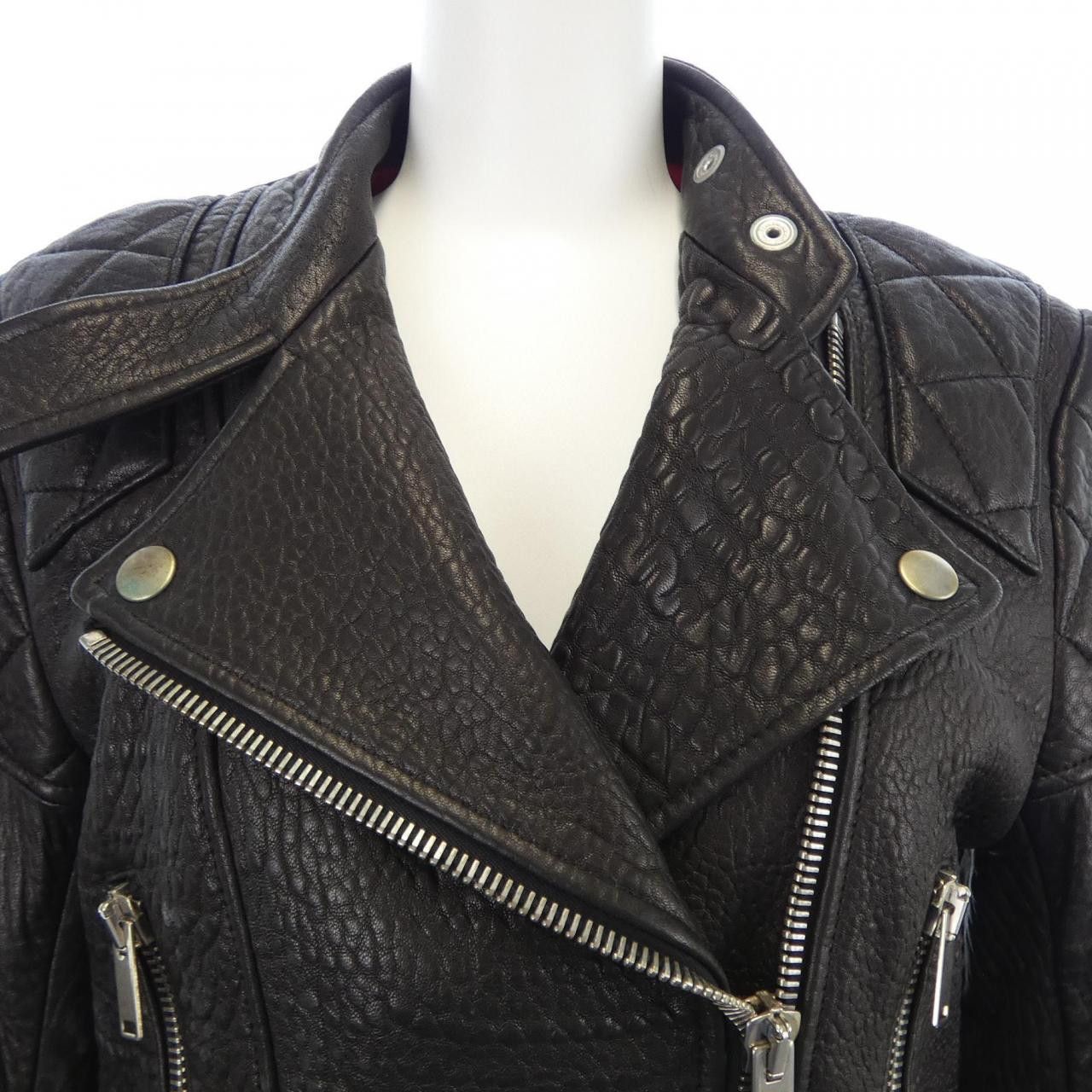 Celine Celine Celine 2 5I85/4247 Leather Jacket Leather Outerwear 2 5I85/4247 DUTY FREE for USA Size ONE SIZE - 5 Thumbnail