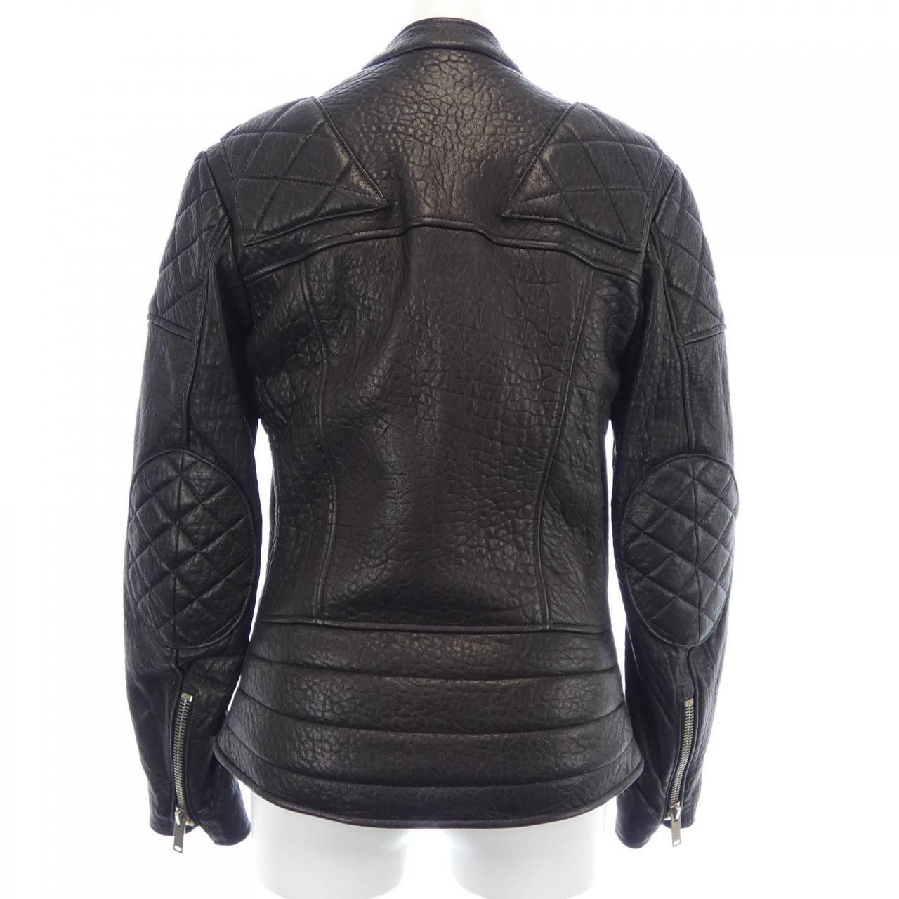 Celine Celine Celine 2 5I85/4247 Leather Jacket Leather Outerwear 2 5I85/4247 DUTY FREE for USA Size ONE SIZE - 2 Thumbnail