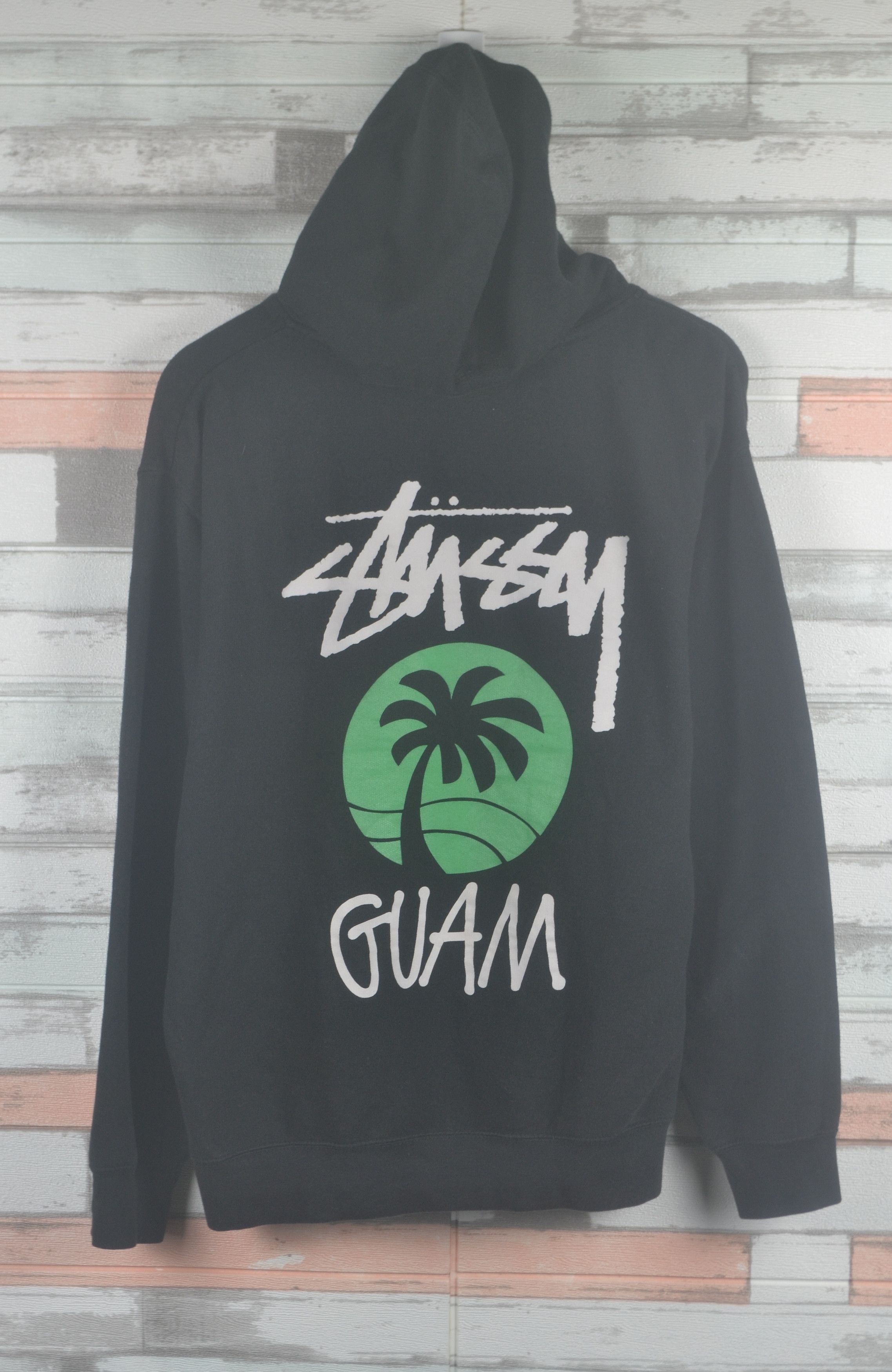 STUSSY GUAM shops HOODIE RARE