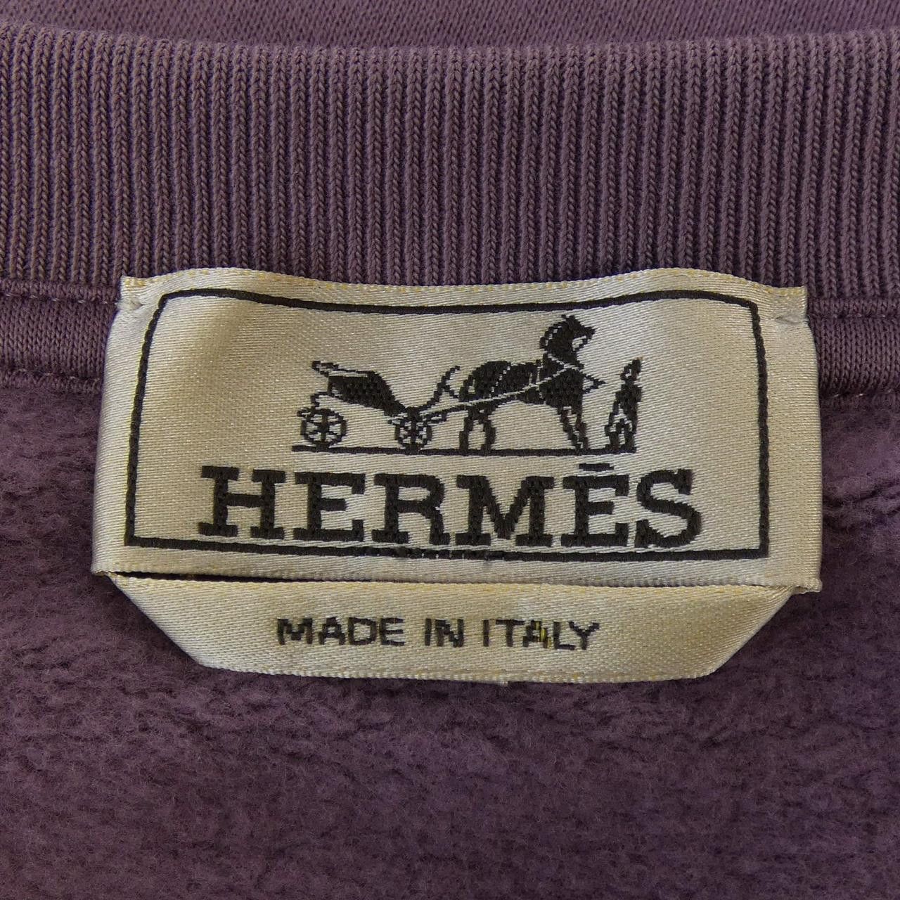 Hermes Hermes Hermès Metal Leo Carre Cotton Sweatshirt S Textile Sweatshirts & Hoodies DUTY FREE for USA Size ONE SIZE - 4 Thumbnail