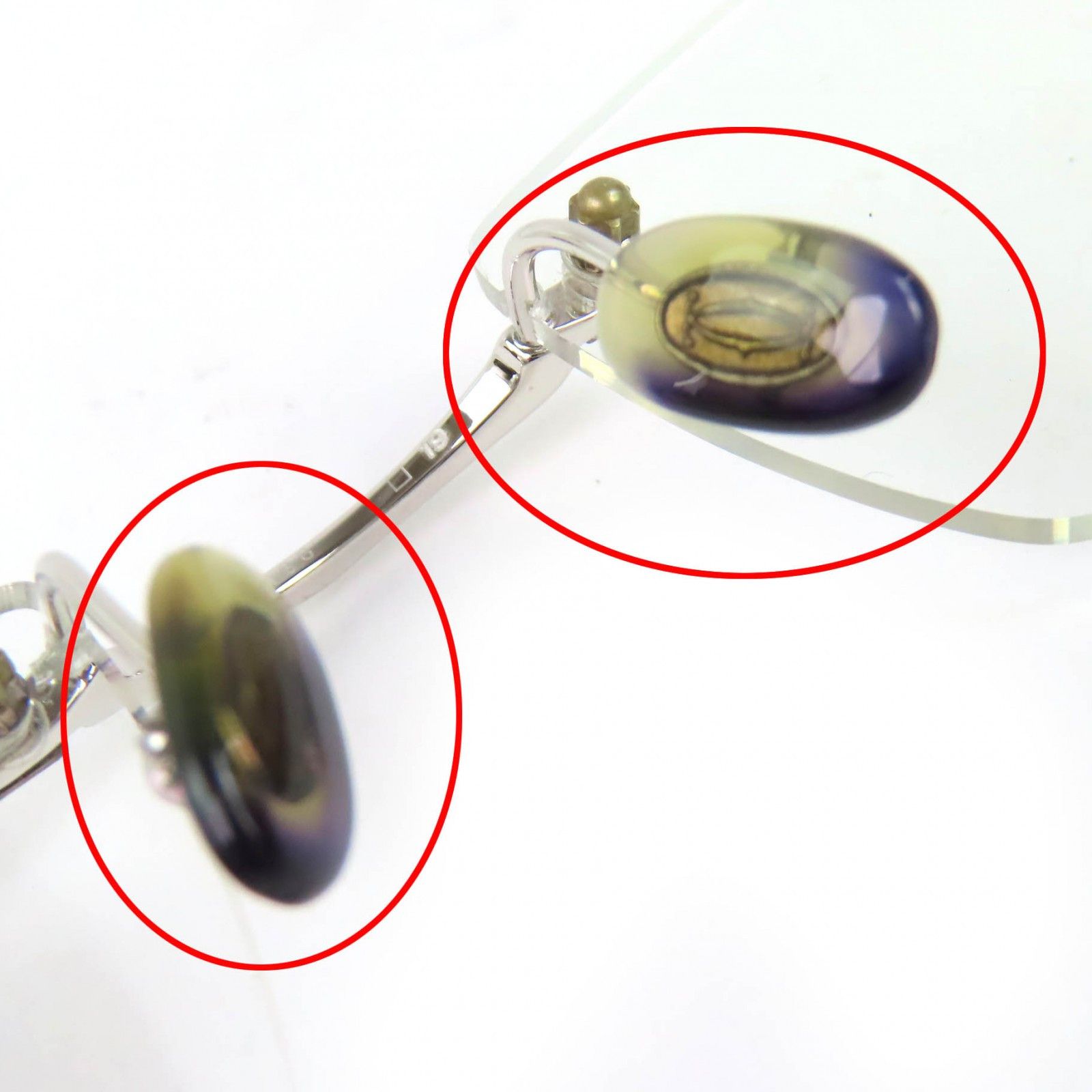 Cartier Cartier Cartier 2C Decor Two-Point Rimless Glasses Others Glasses DUTY FREE for USA Size ONE SIZE - 11 Thumbnail