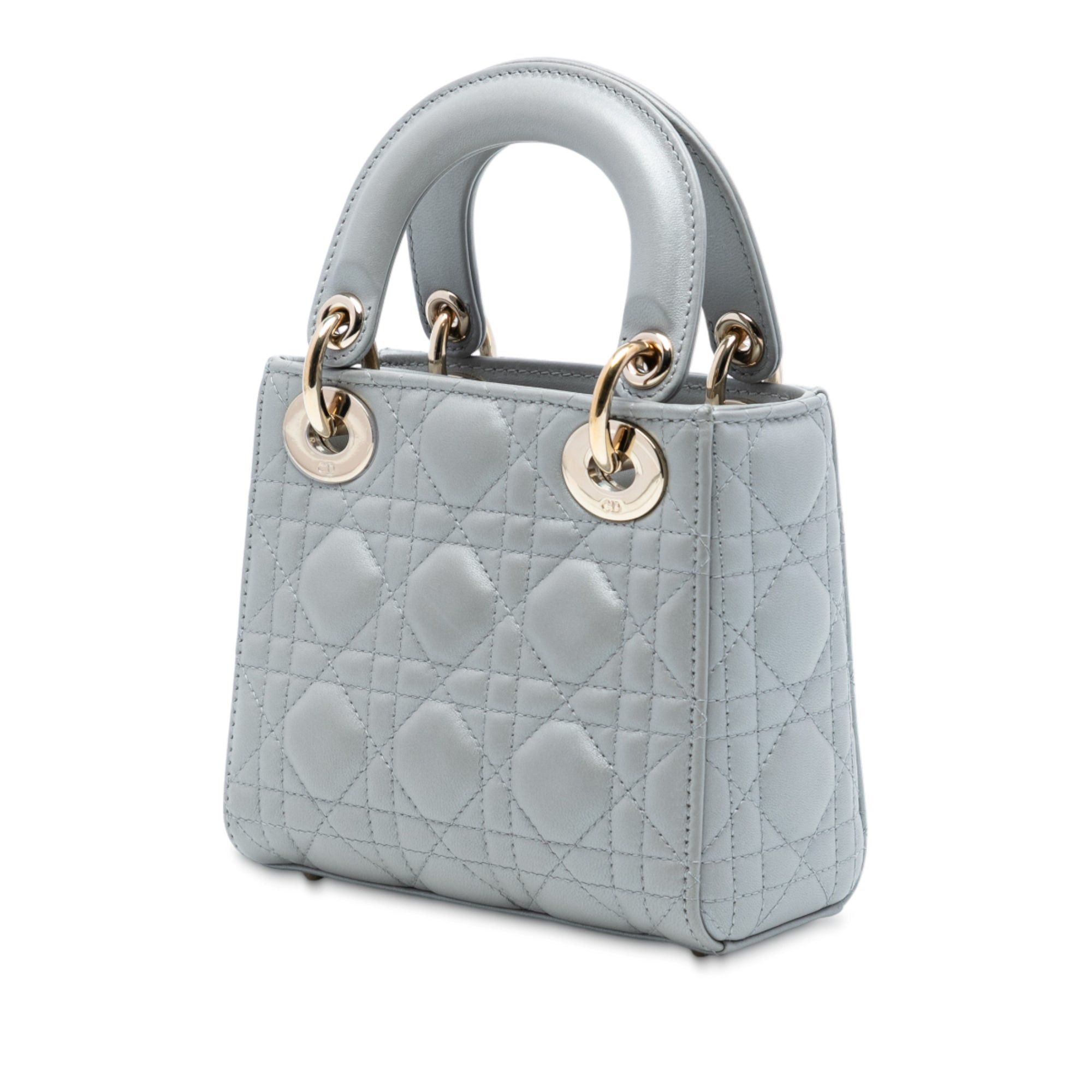 Dior Mini Lambskin Cannage Lady Dior Size ONE SIZE - 2 Thumbnail