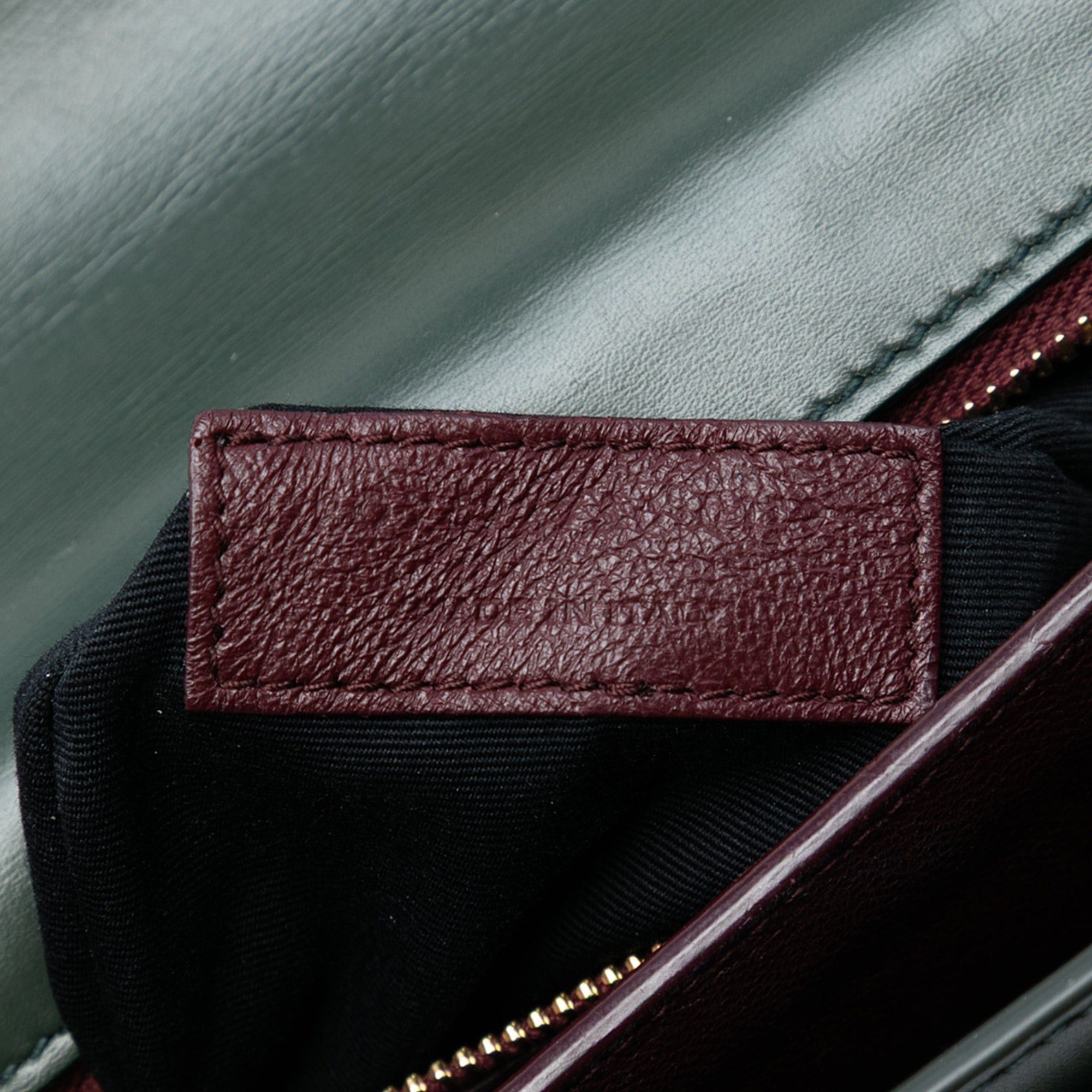 Saint Laurent Paris Smooth Calfskin Monogram Cassandra Clasp Bag Size ONE SIZE - 6 Thumbnail