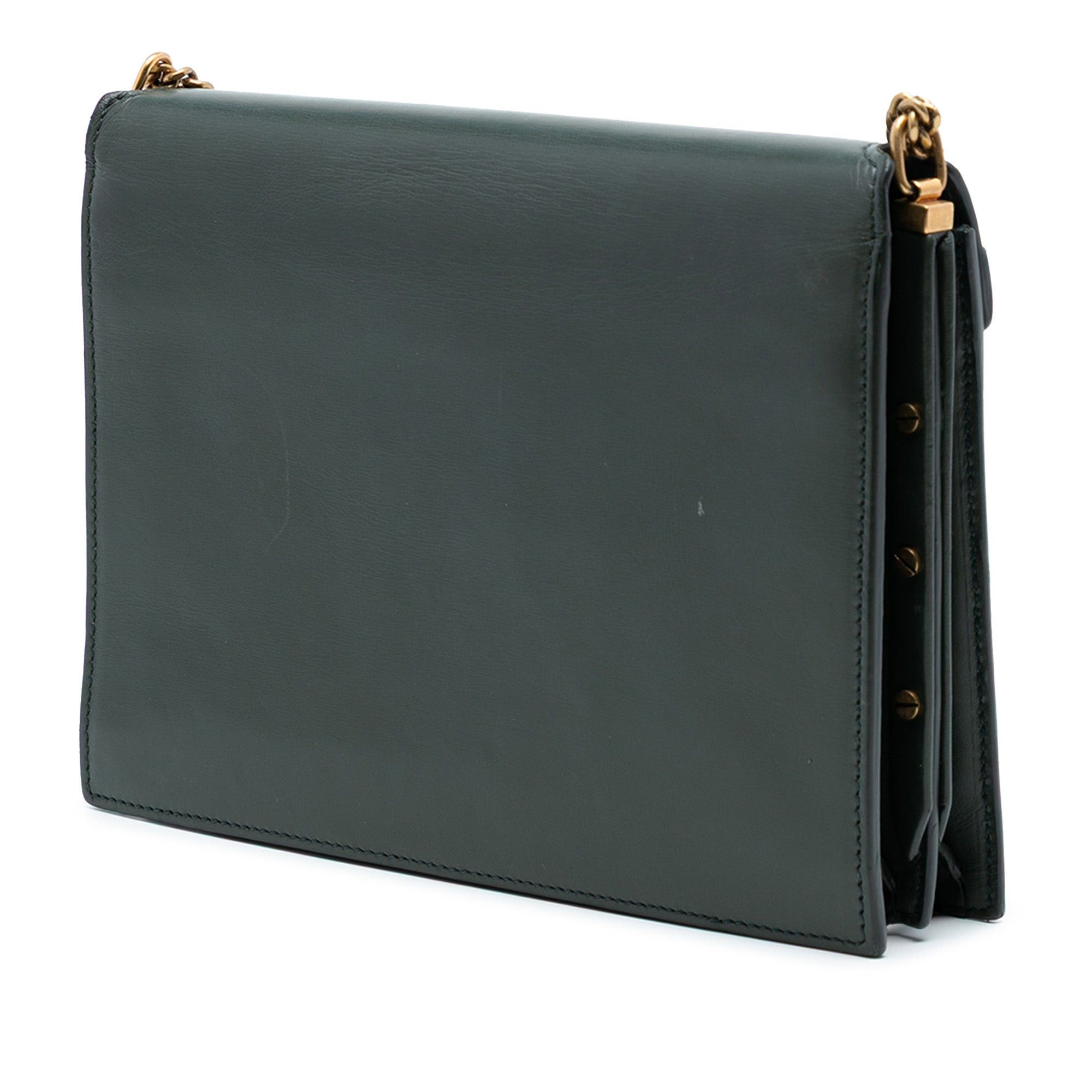 Saint Laurent Paris Smooth Calfskin Monogram Cassandra Clasp Bag Size ONE SIZE - 2 Thumbnail