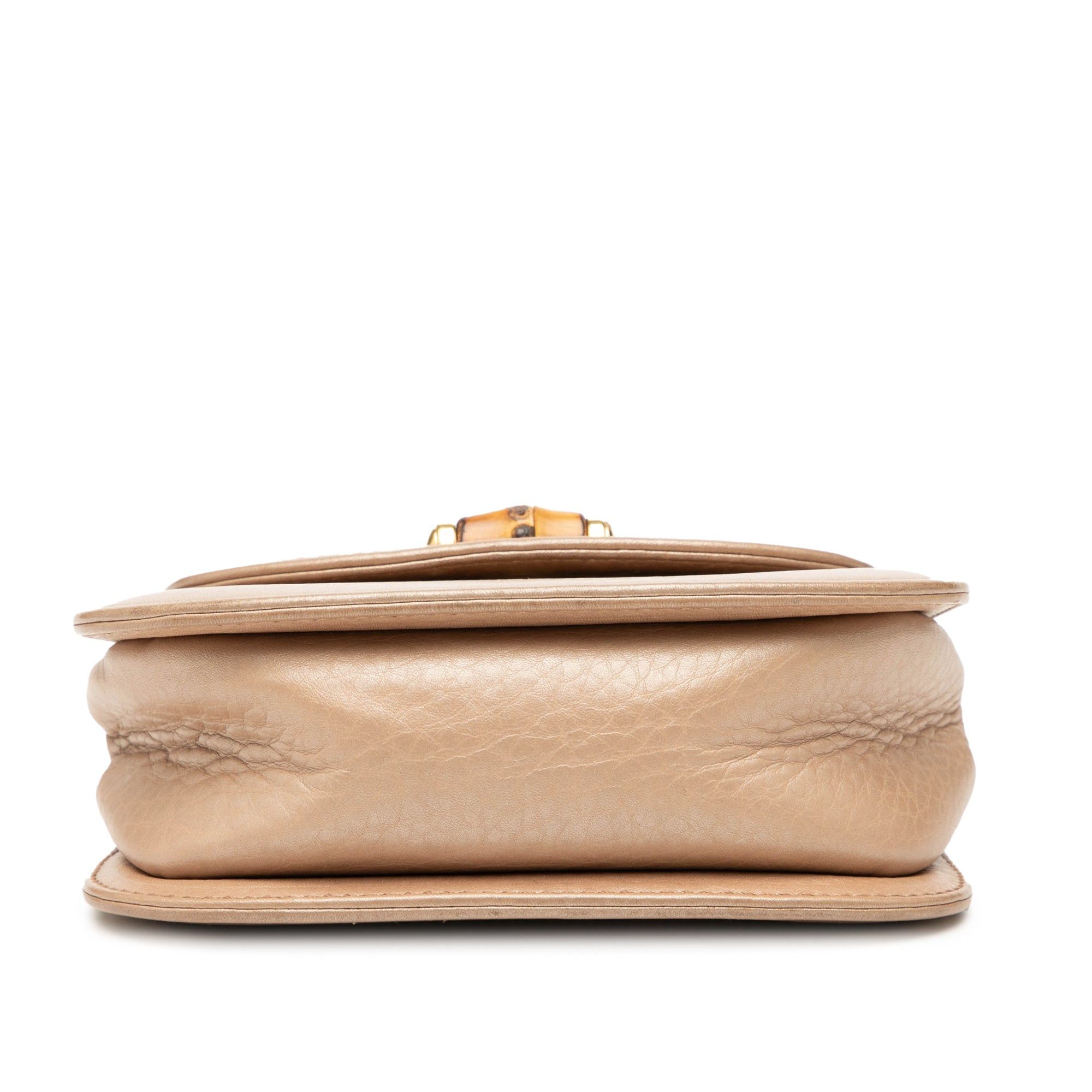 Gucci Mini Metallic Calfskin Bamboo Night Size ONE SIZE - 3 Thumbnail