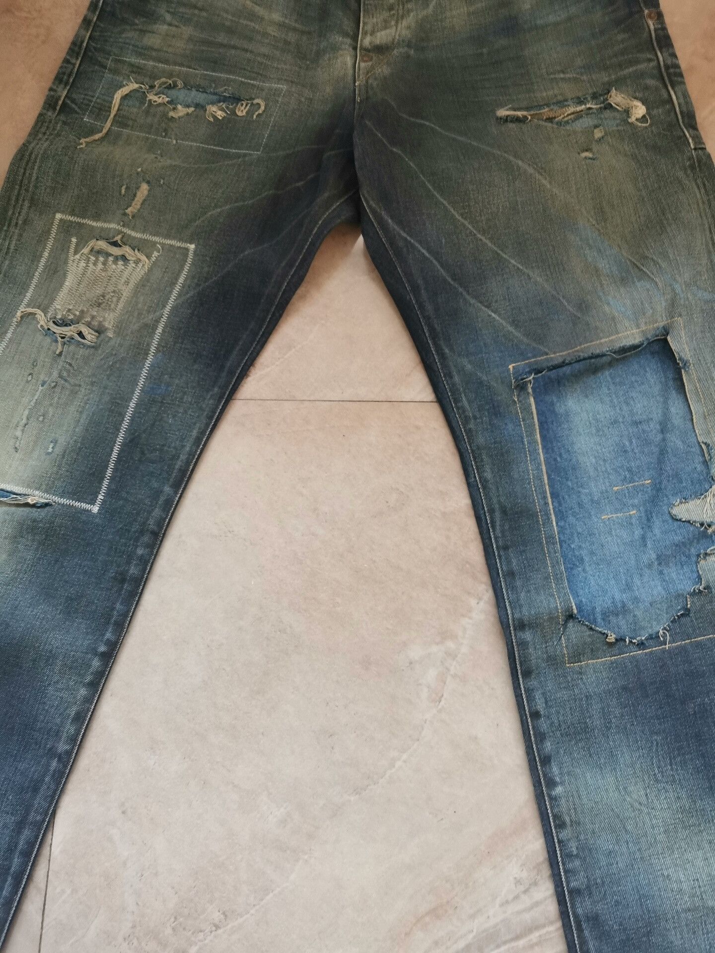 LVC Levi's LVC 1886 Nevada Patch Denim Size US 34 / EU 50 - 3 Thumbnail