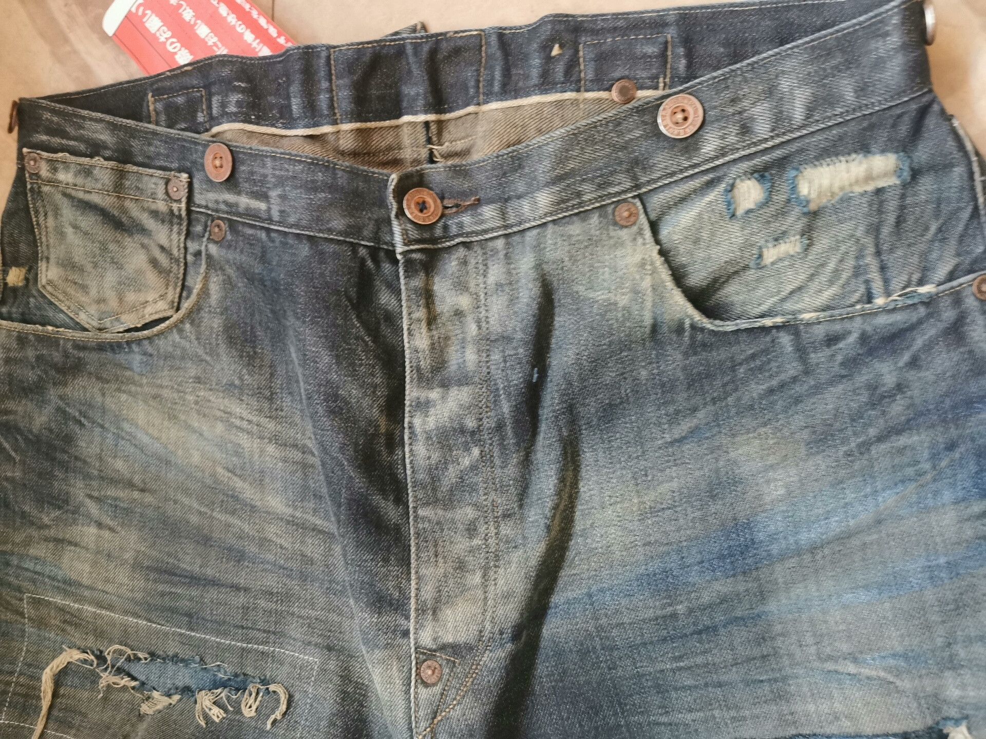 LVC Levi's LVC 1886 Nevada Patch Denim Size US 34 / EU 50 - 4 Thumbnail