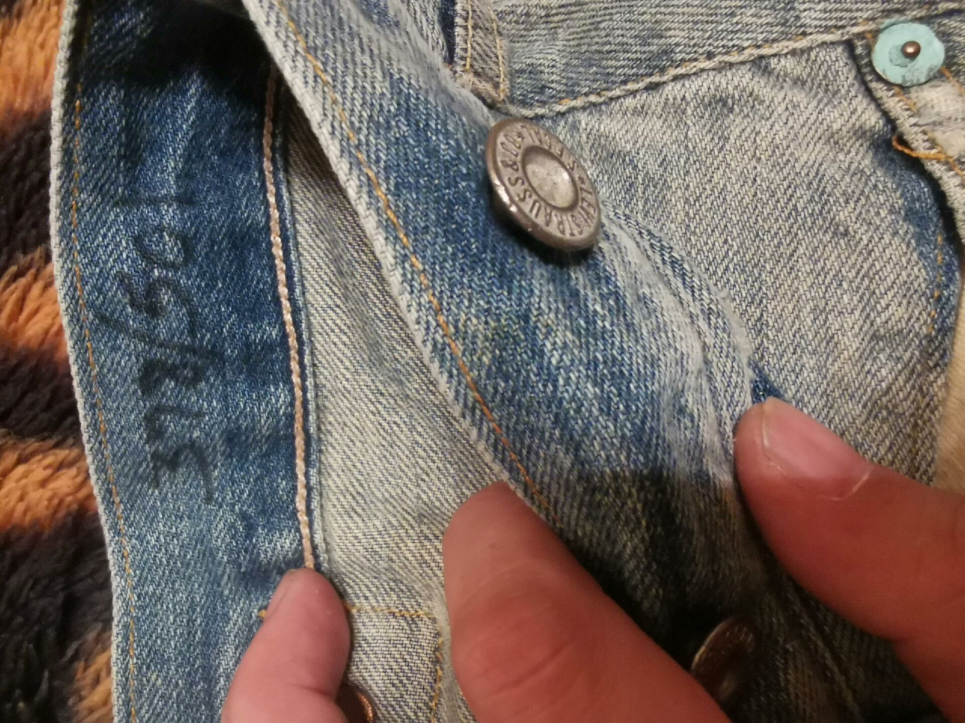 LVC LVC1918 Vintage Denim Jeans Size US 36 / EU 52 - 4 Thumbnail