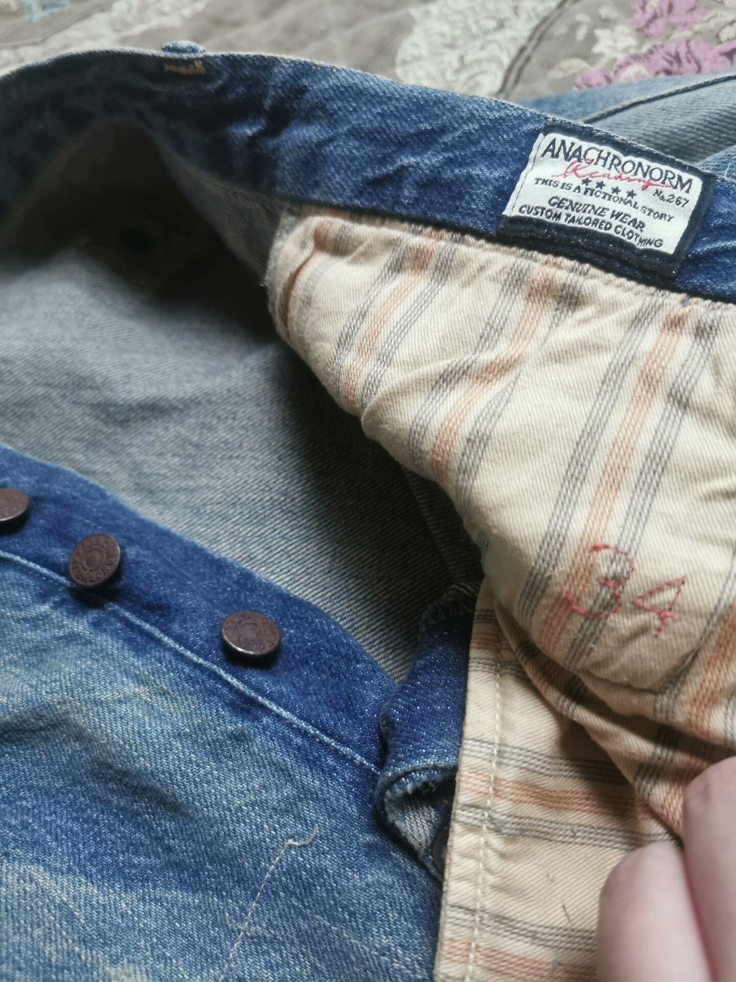 ANACHRONORM Anachronorm Rare Limited Japanese Jeans Size US 34 / EU 50 - 4 Thumbnail