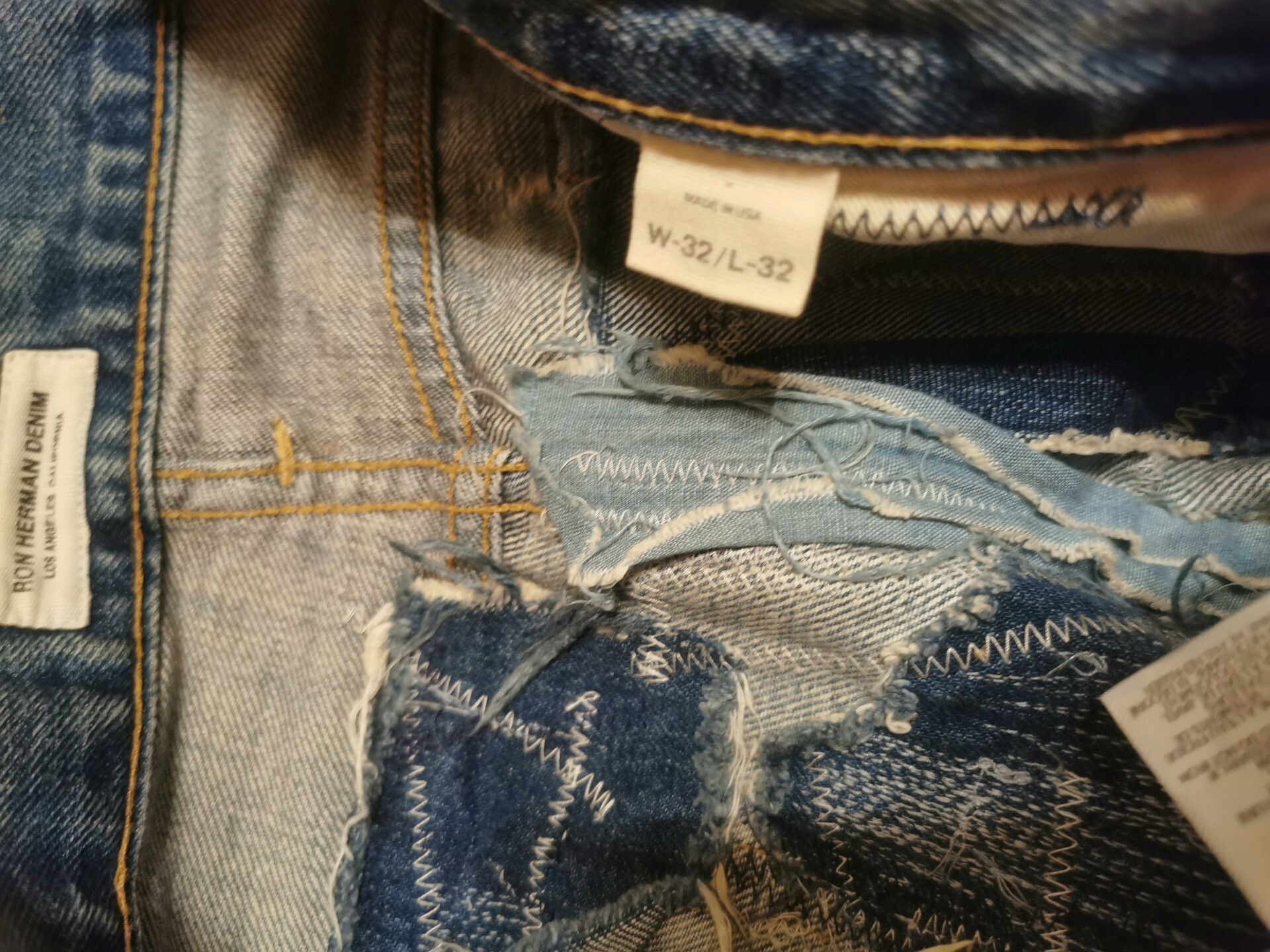 Ron Herman Ron Herman Handmade Japanese Denim Jeans Size US 34 / EU 50 - 7 Thumbnail