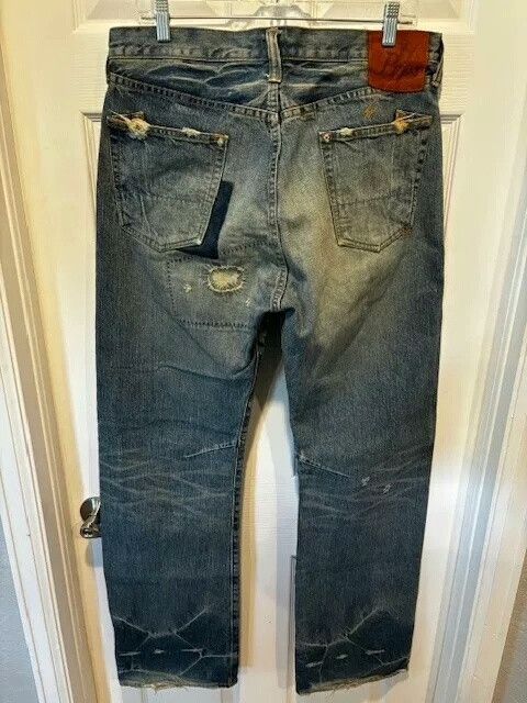 Prps Purple Product Yin-Yang Cat Whisker Jeans Size US 34 / EU 50 - 2 Thumbnail