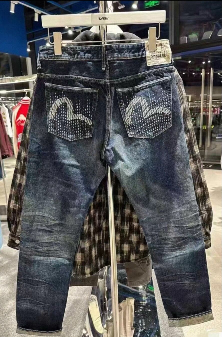 Evisu Evisu Men's NO.1 Vintage Jeans Size US 33 - 2 Thumbnail