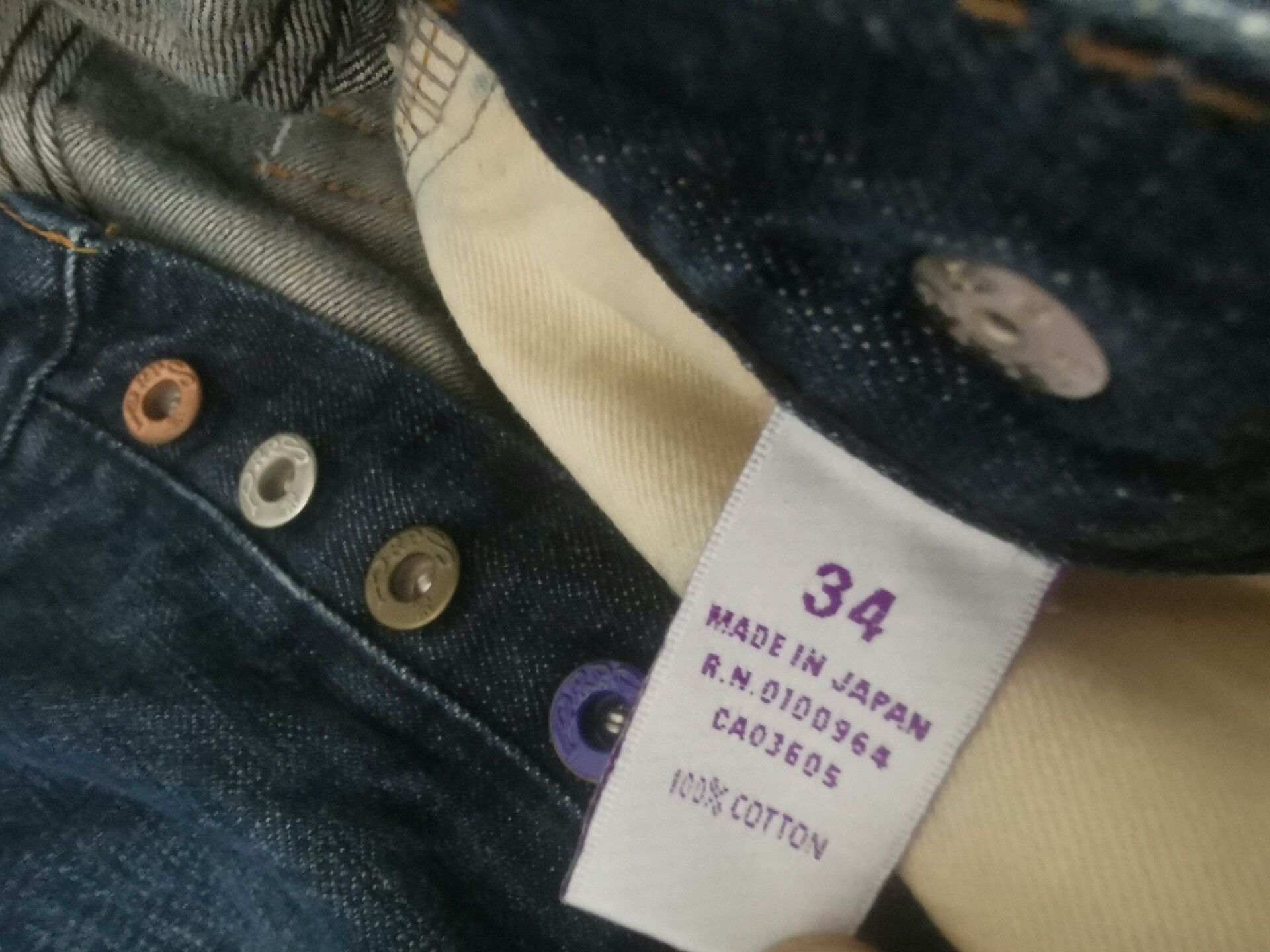 Prps Vintage Purple Product Brad Pitt Jeans 34 Size US 34 / EU 50 - 6 Thumbnail
