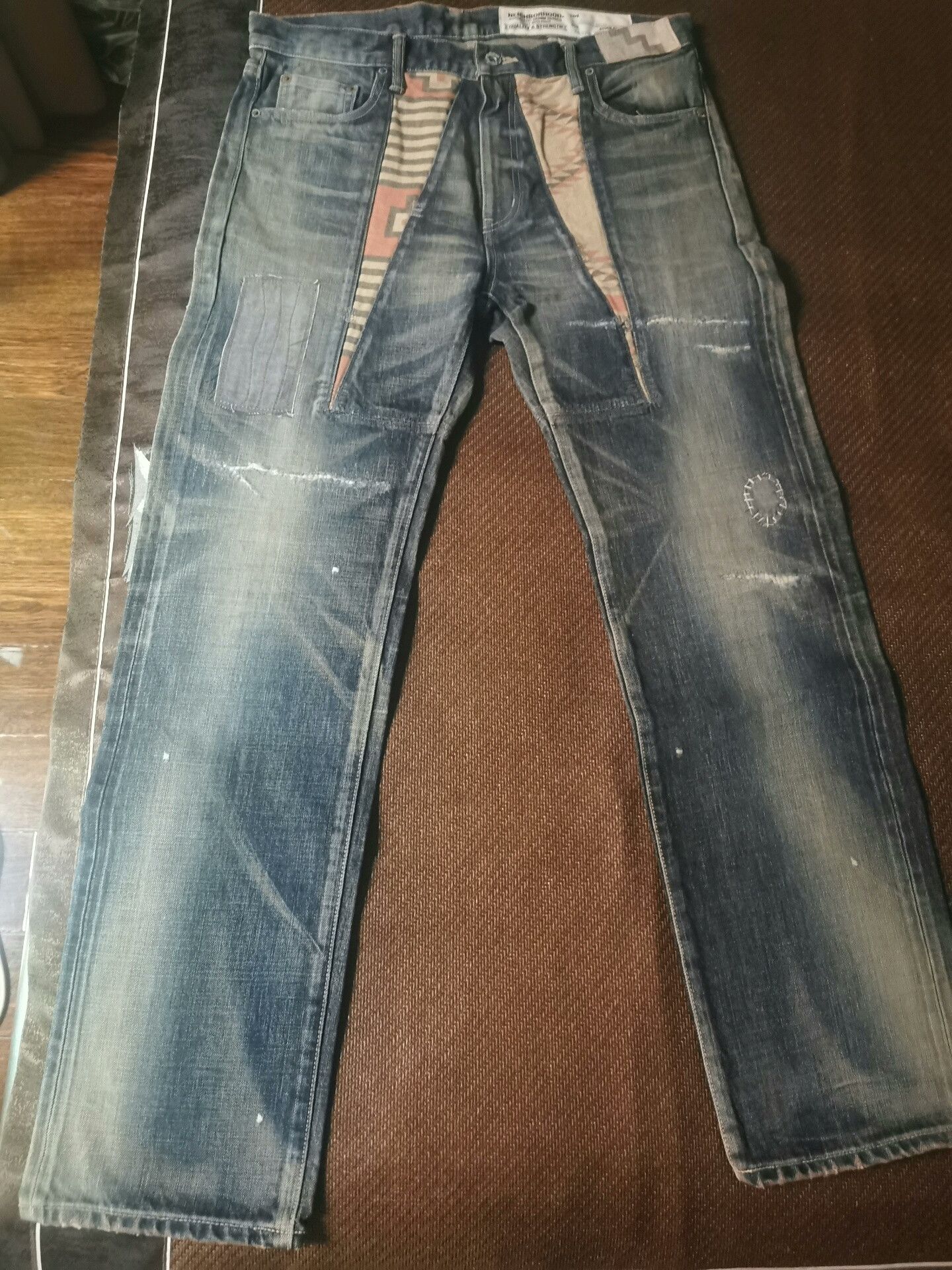 Neighborhood Neighborhood 17 Vintage Wash Mid-Rise Denim Size US 29 - 4 Thumbnail