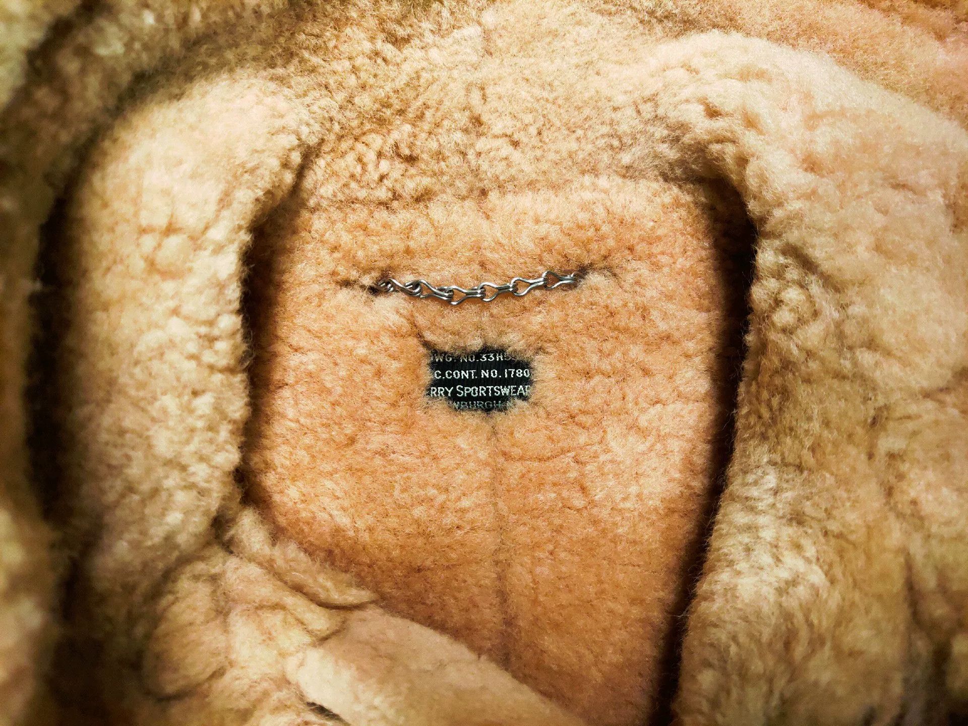 Eastman Leather Clothing Eastman Leathers B3 Shearling Colorblock Jacket Size US XXS / EU 40 - 8 Thumbnail