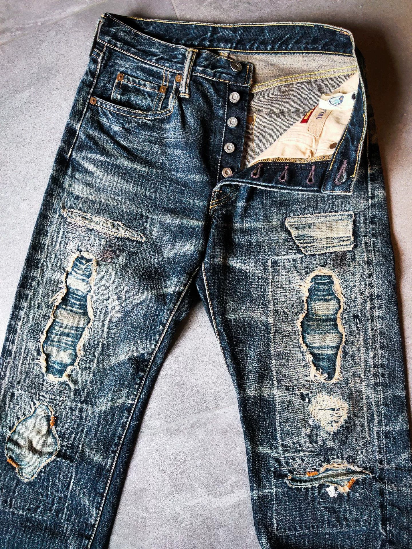 Kapital Kapital Vintage Washed Blue Jeans Size US 39 - 3 Thumbnail