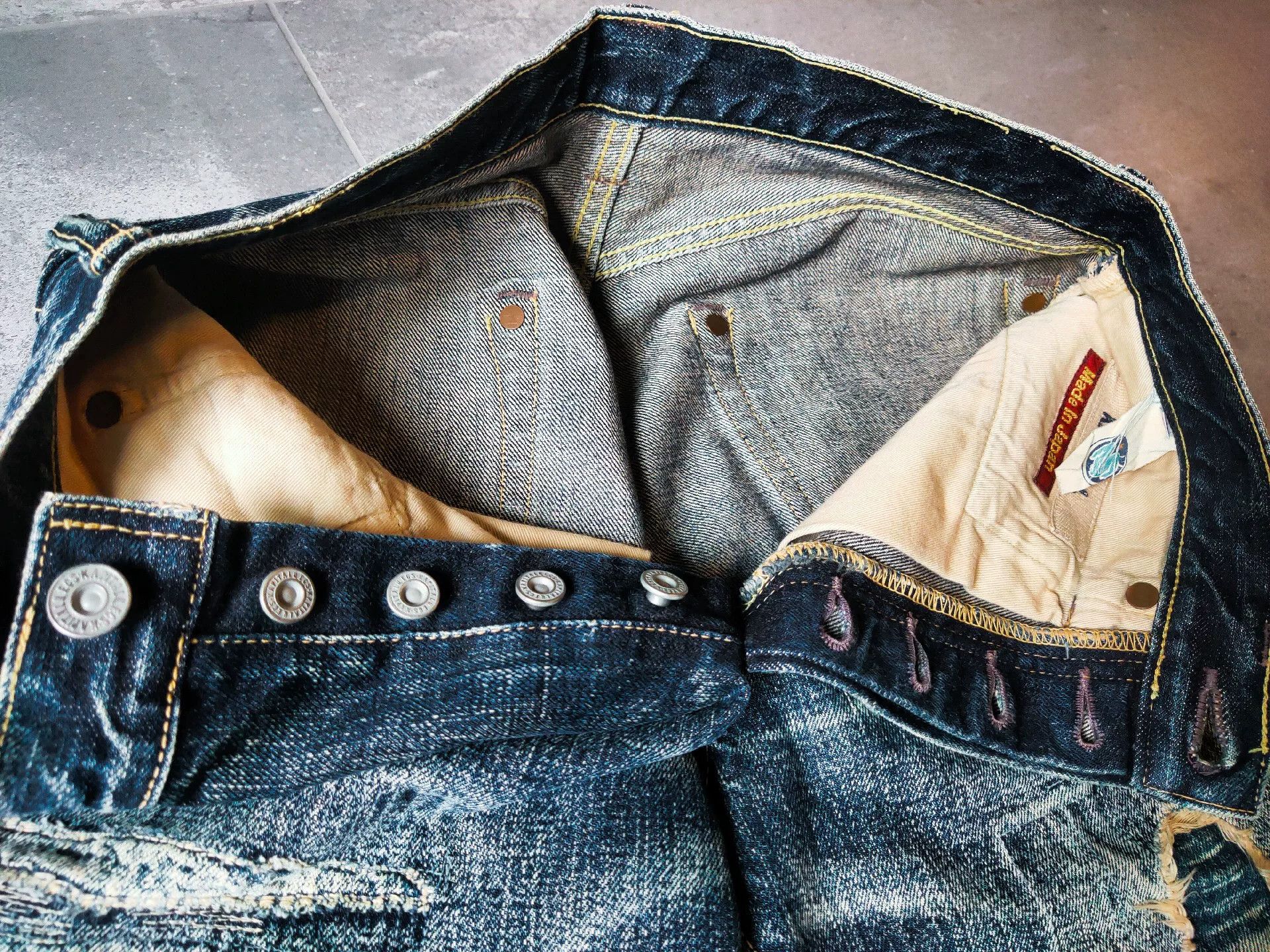 Kapital Kapital Vintage Washed Blue Jeans Size US 39 - 8 Thumbnail