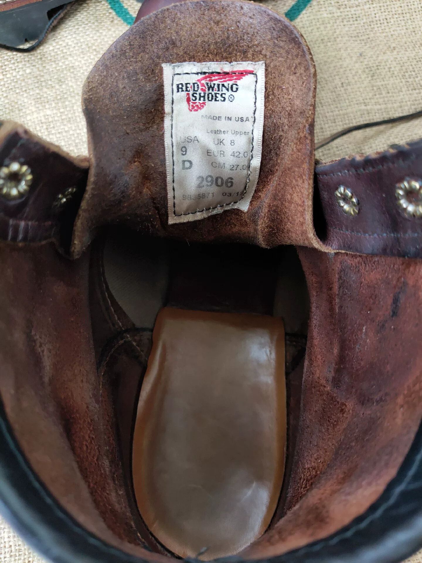 Red Wing Red Wing Lychee Leather Old Boots Size US 10 / EU 43 - 7 Thumbnail