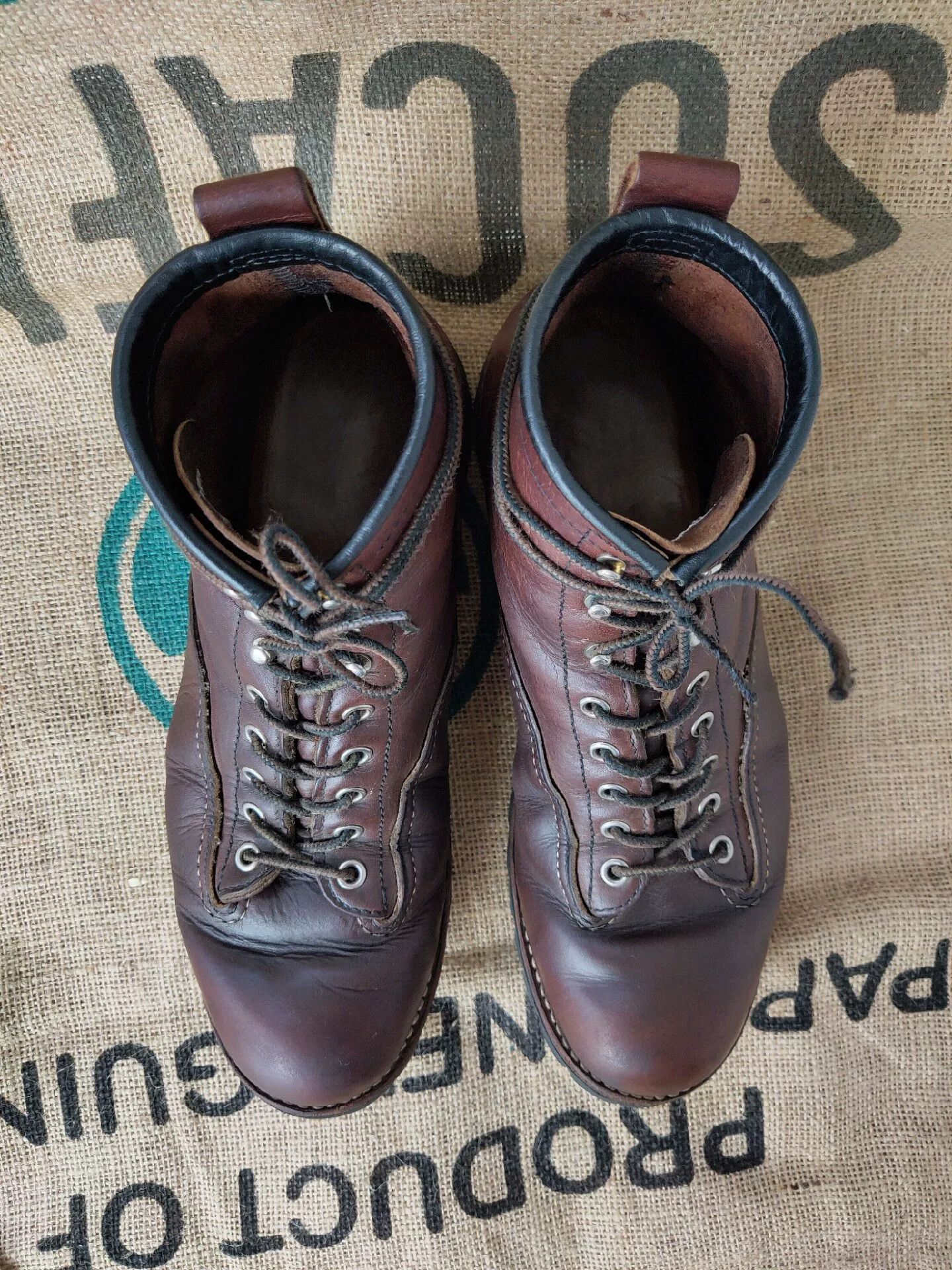 Red Wing Red Wing Lychee Leather Old Boots Size US 10 / EU 43 - 5 Thumbnail