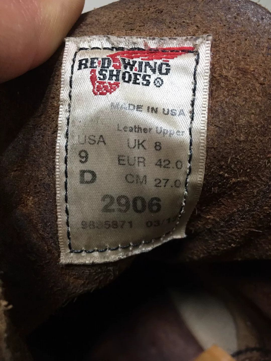 Red Wing Red Wing Vintage US-Made Tea Core Boots Size US 9 / EU 42 - 6 Thumbnail