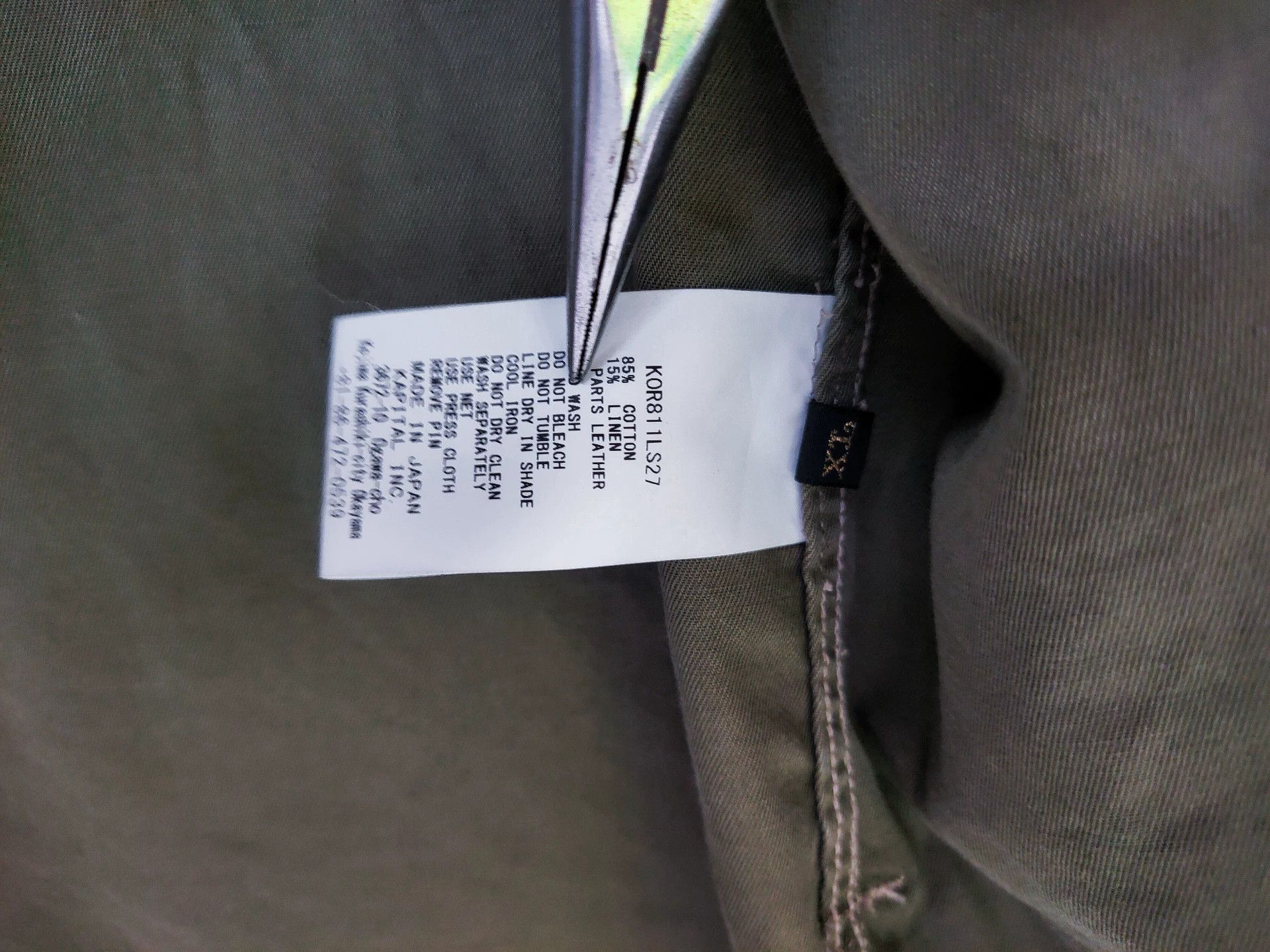 Kapital Kapital Kakashi Pocket Robe Shirt Size US XL / EU 56 / 4 - 8 Thumbnail