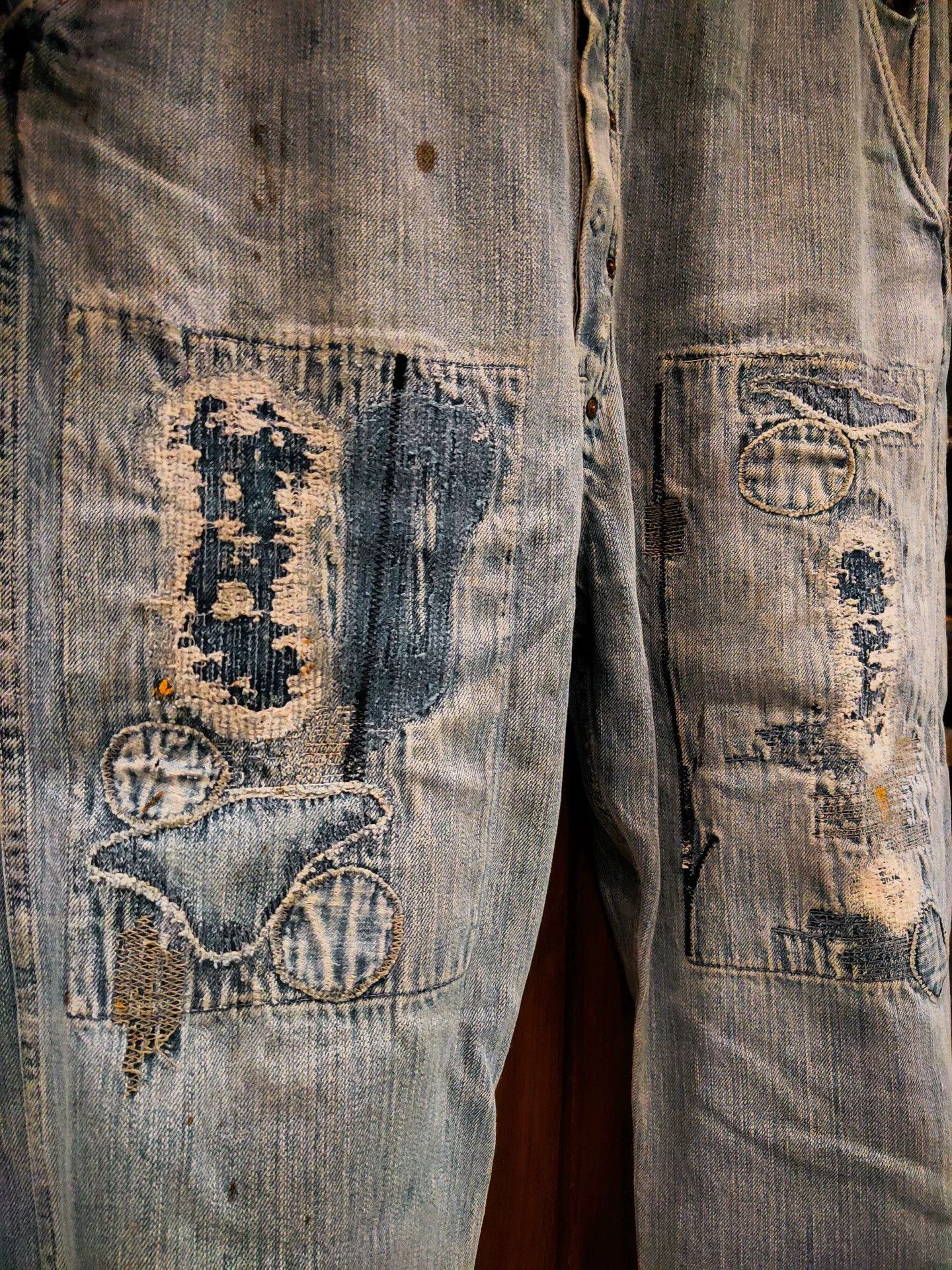 Kapital Kapital Japanese Indigo Denim Biker Jumpsuit Size US 28 / EU 44 - 4 Thumbnail