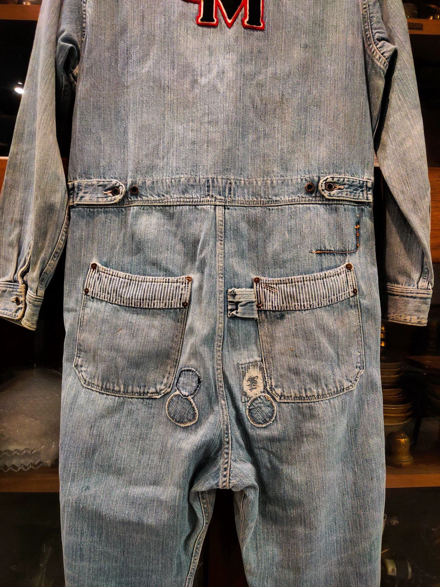 Kapital Kapital Japanese Indigo Denim Biker Jumpsuit Size US 28 / EU 44 - 5 Thumbnail