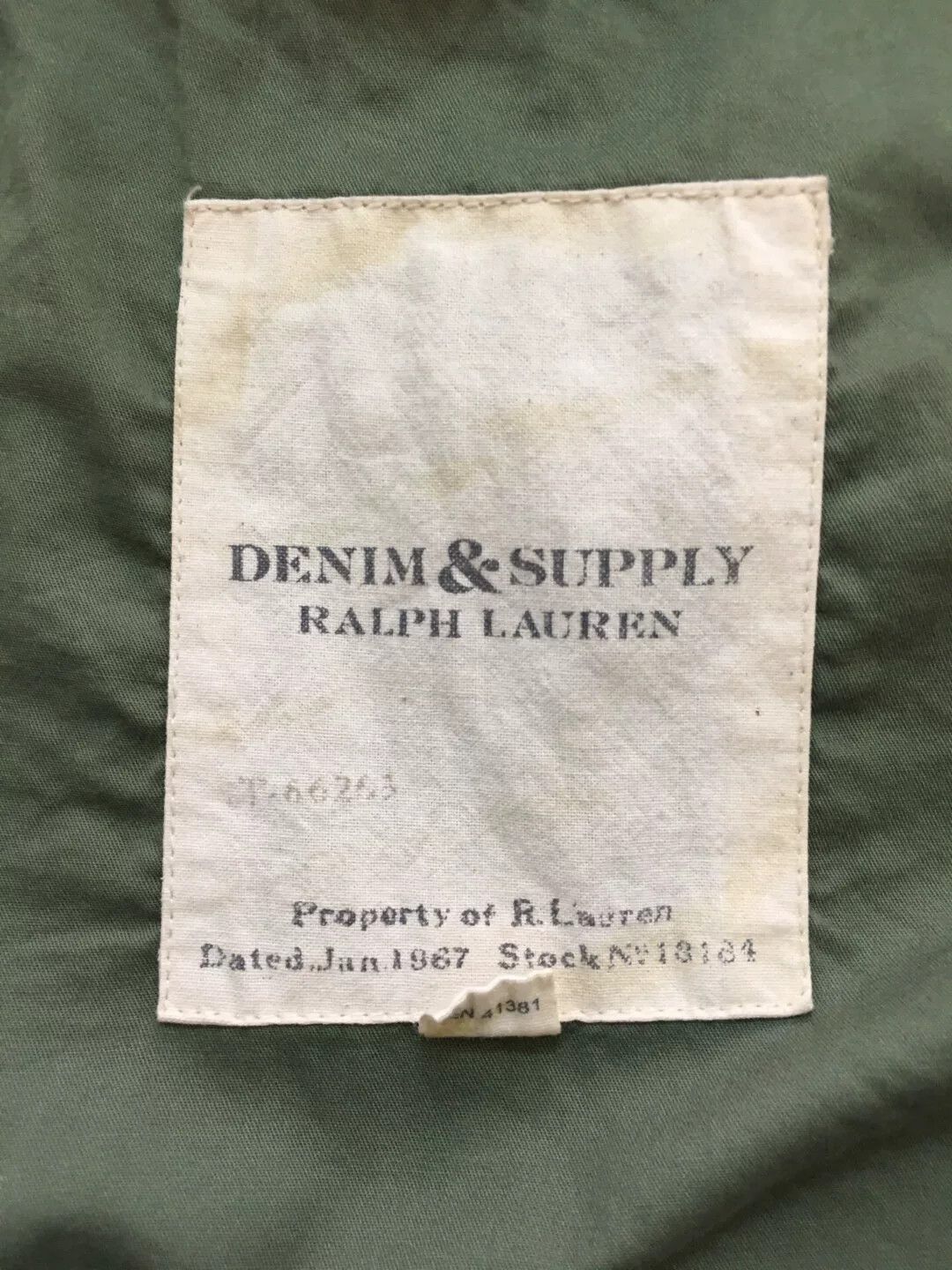 Polo Ralph Lauren POLO DS Military Green Four-Pocket Jacket Size US XS / EU 42 / 0 - 7 Thumbnail