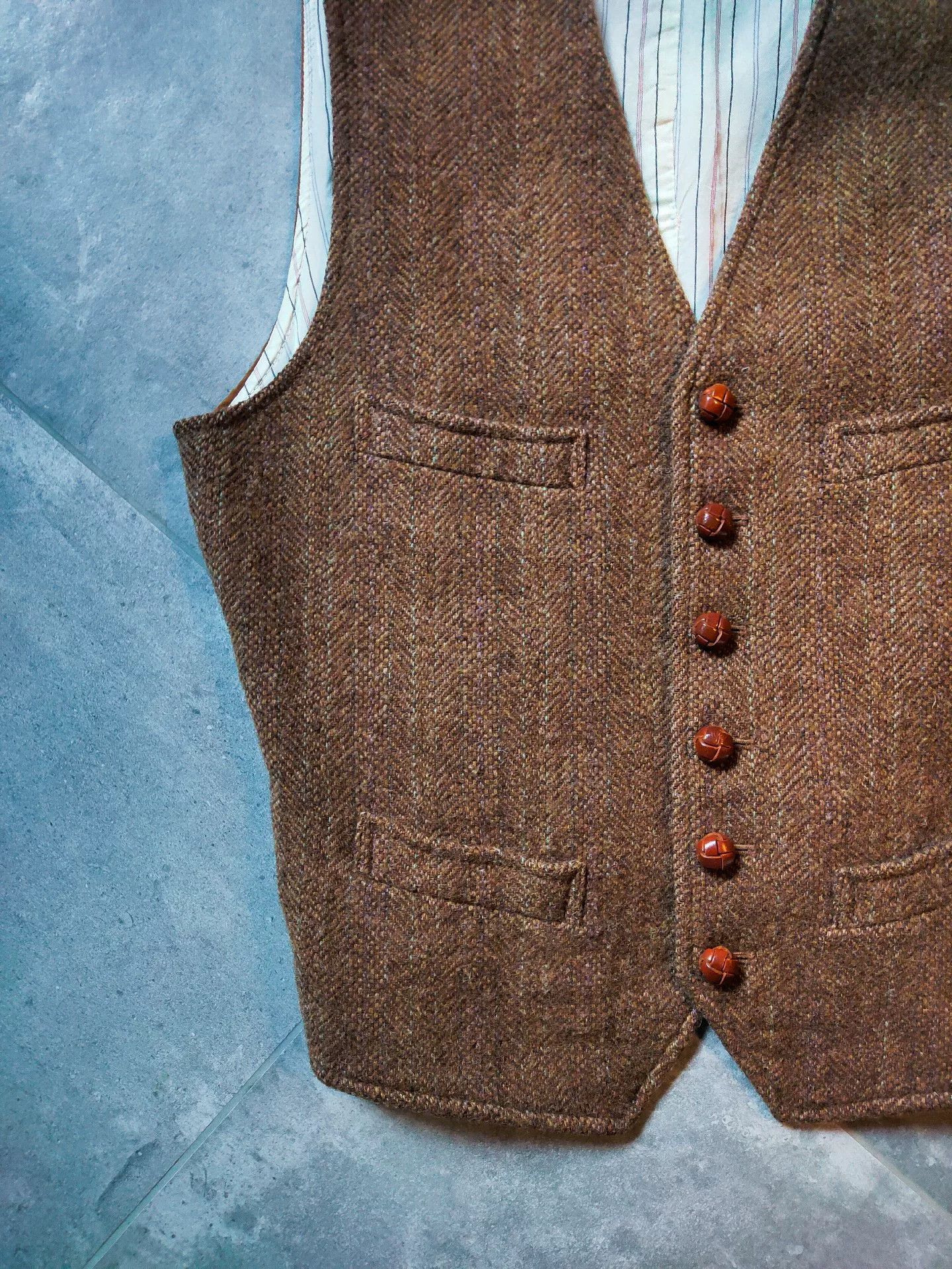 Ralph Lauren Blue Label Polo RL Wool Leather Buckle Vest M Size US M / EU 48-50 / 2 - 7 Thumbnail