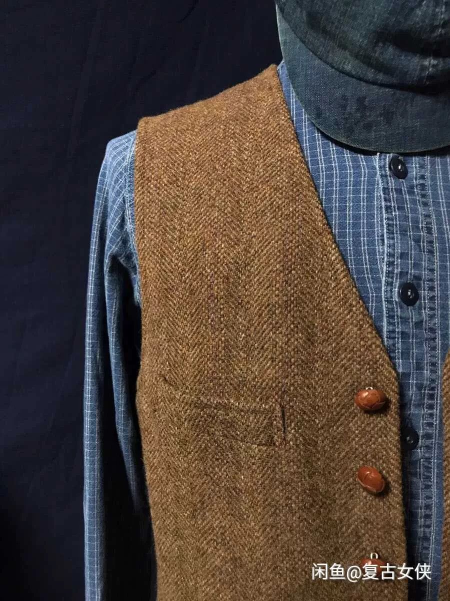 Ralph Lauren Blue Label Polo RL Wool Leather Buckle Vest M Size US M / EU 48-50 / 2 - 4 Thumbnail