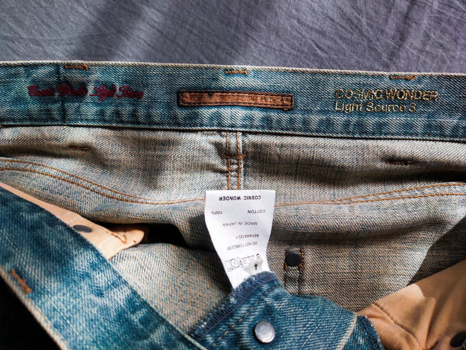 Cosmic Wonder Cosmic Wonder Japanese Denim Jeans Size US 26 / EU 42 - 8 Thumbnail