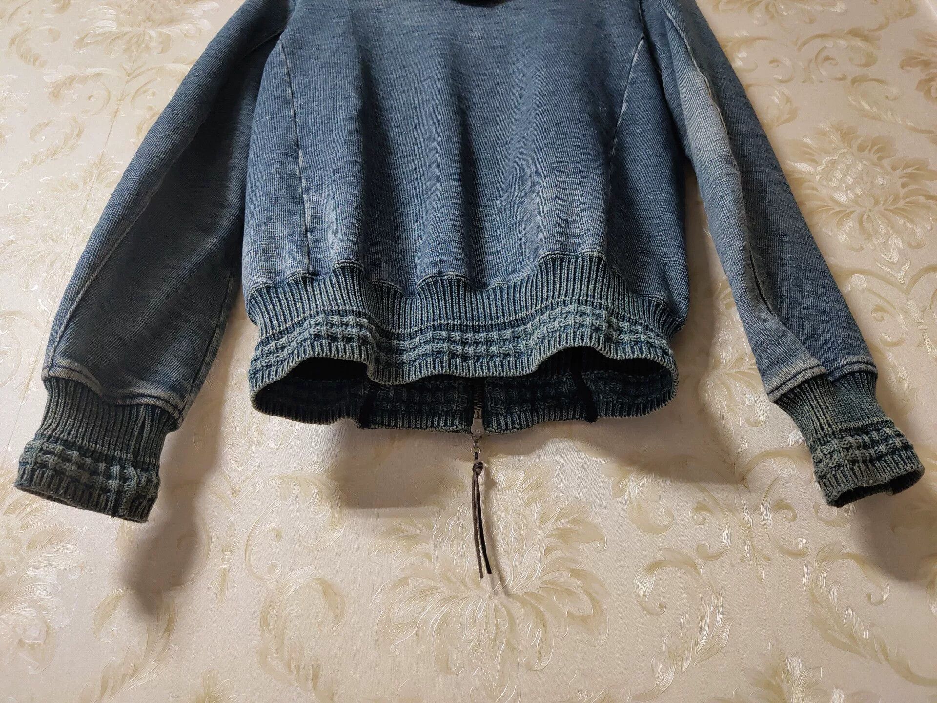Remi Relief Remi Relief Indigo Dyed Knit Coat S Size S / US 4 / IT 40 - 5 Thumbnail