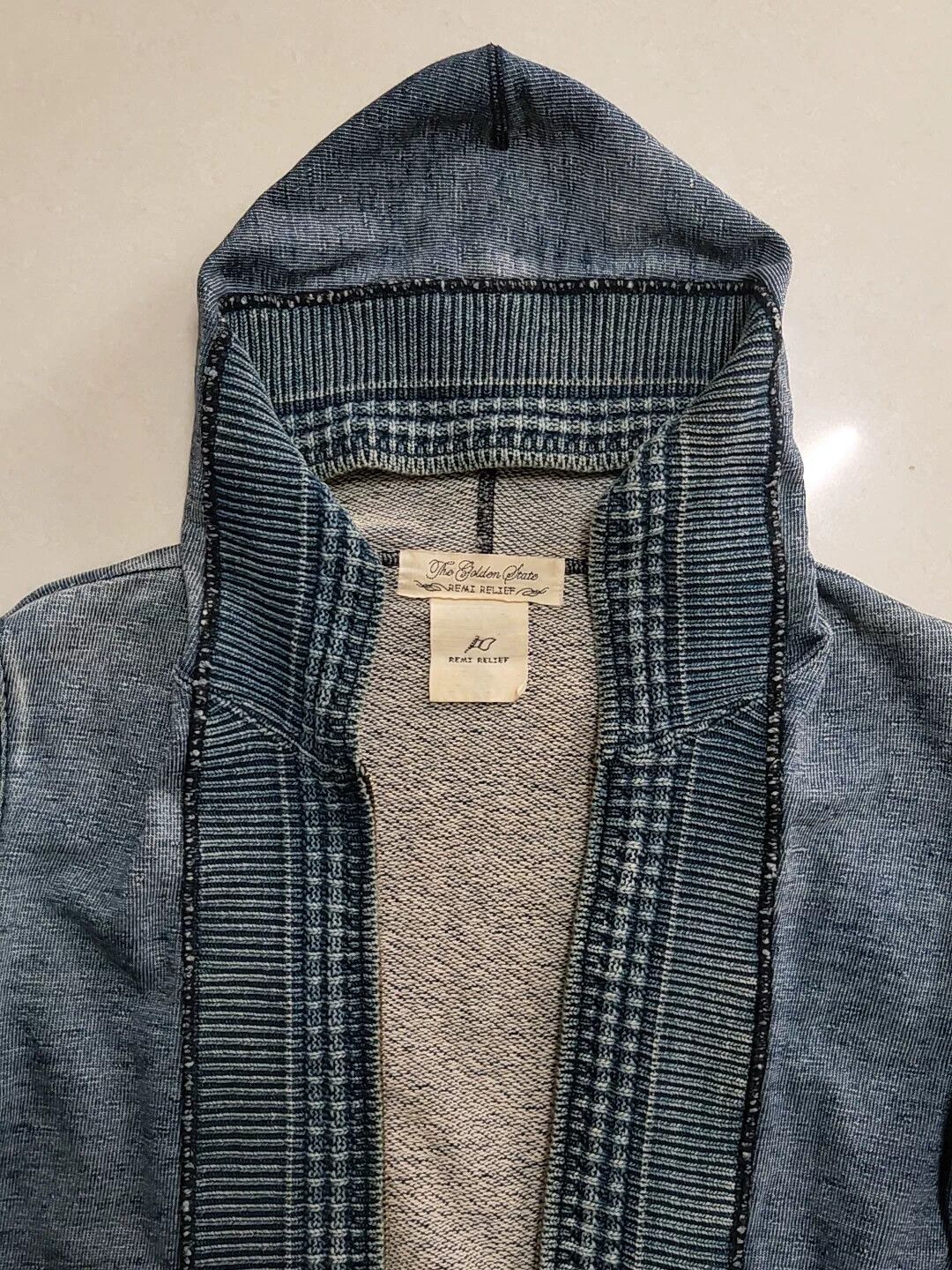 Remi Relief Remi Relief Indigo Dyed Knit Coat S Size S / US 4 / IT 40 - 3 Thumbnail