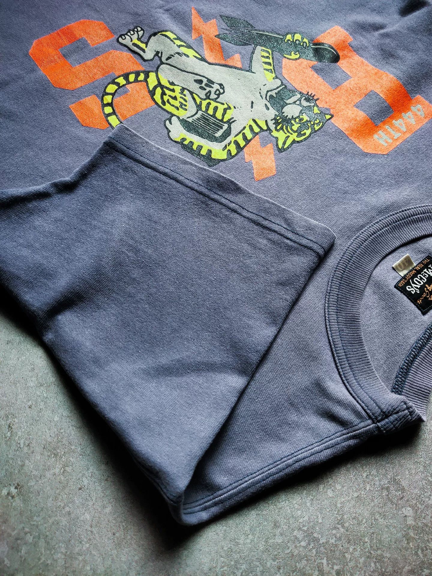 The Real McCoy's Mccoy's First Gen Japan Flying Tigers T-shirt Size US XXS / EU 40 - 4 Thumbnail