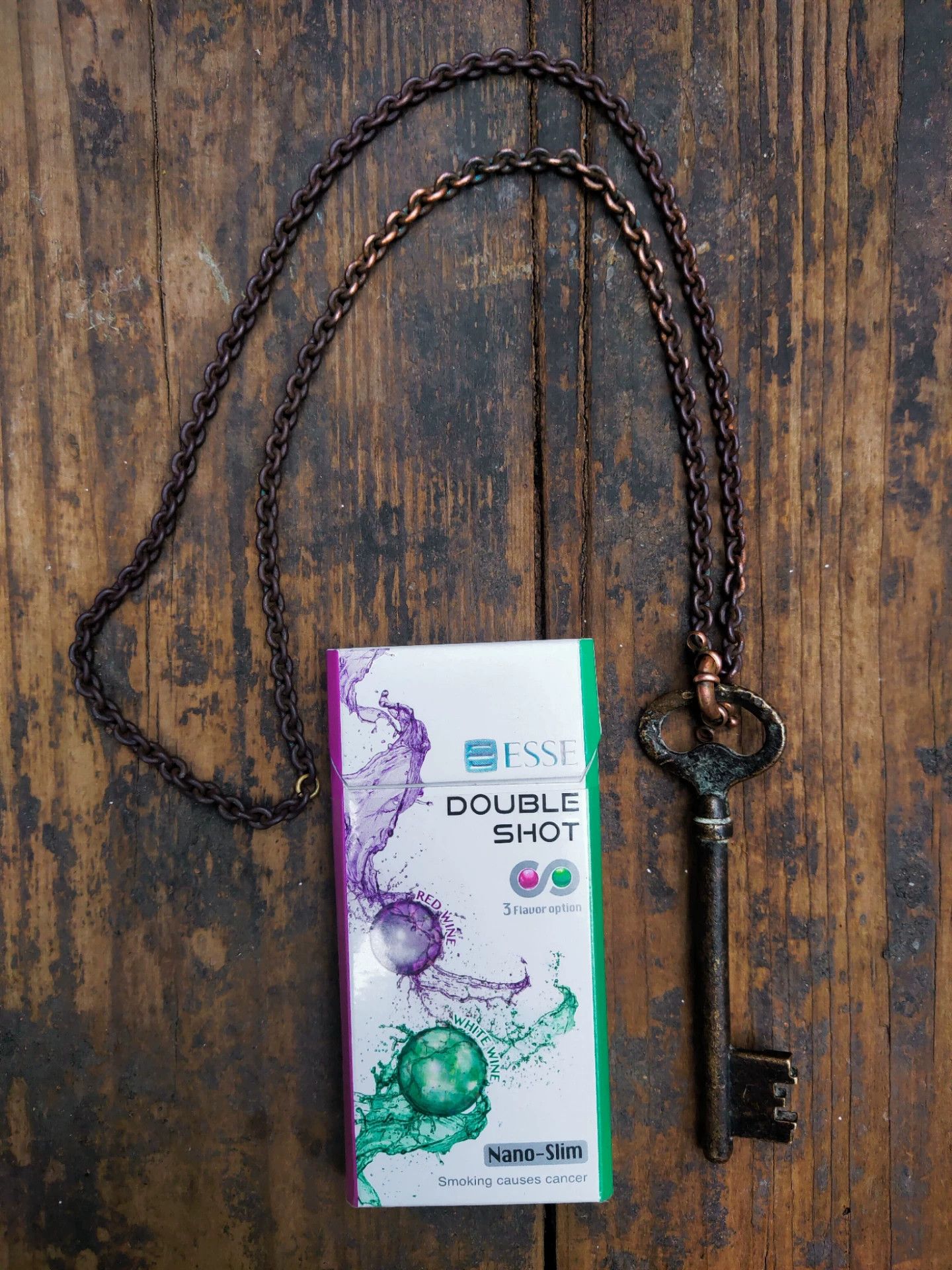 Vintage Safe Key Pendant