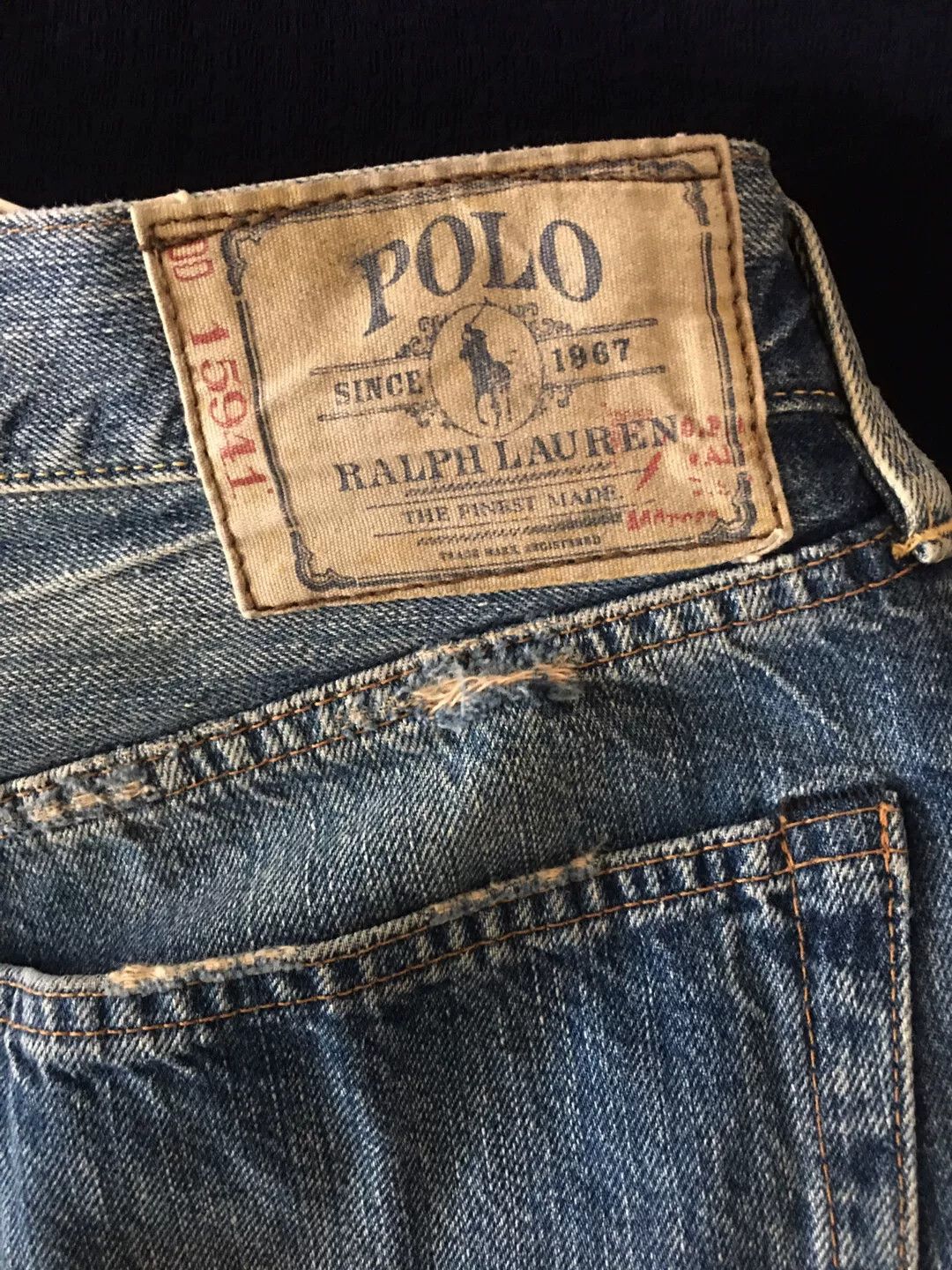 Polo Ralph Lauren Polo RL Denim with Leather Accents Size US 39 - 4 Thumbnail