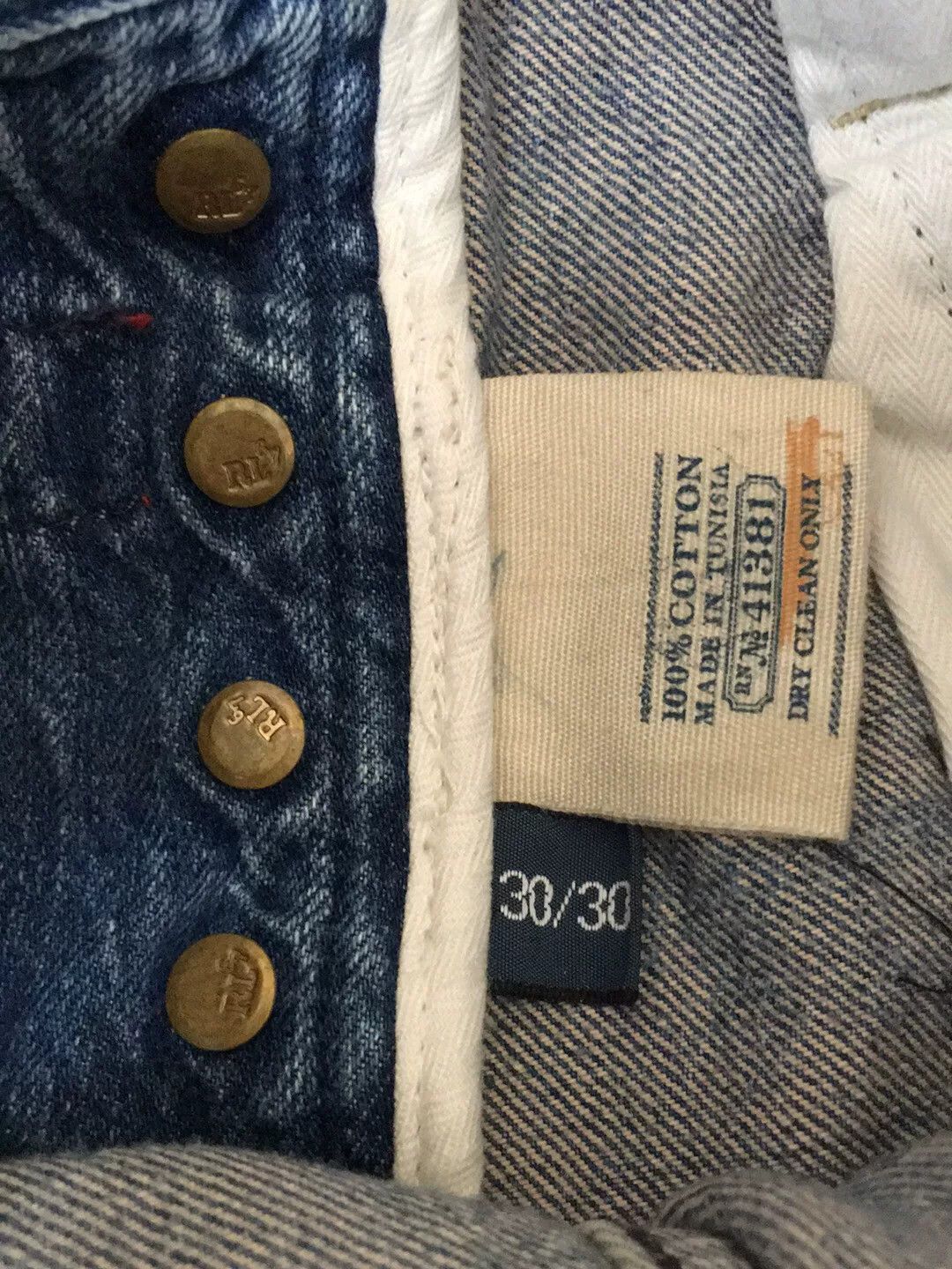 Polo Ralph Lauren Polo RL Denim with Leather Accents Size US 39 - 7 Thumbnail