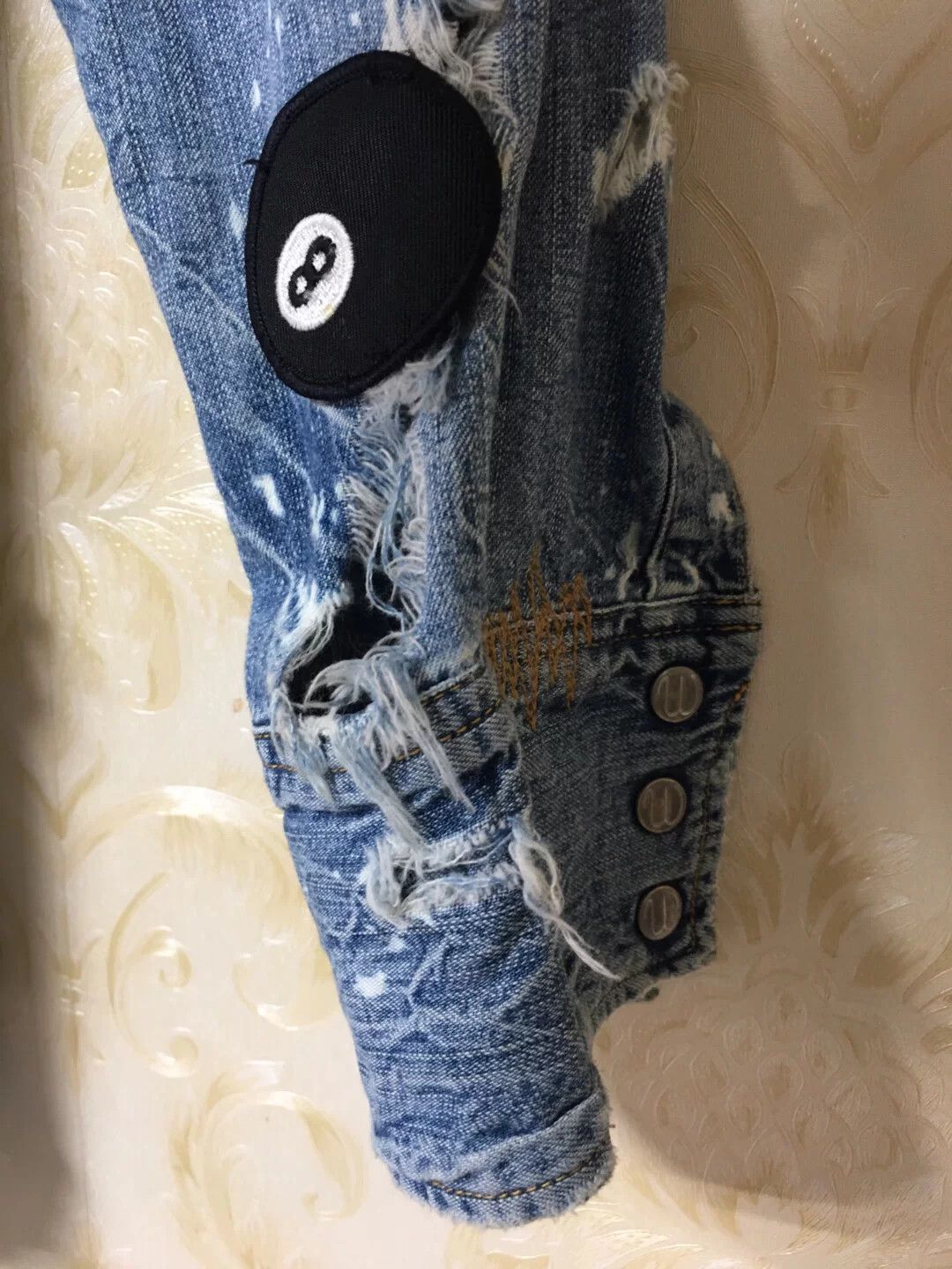 Vintage Sanforized Distressed Denim Shirt Size US M / EU 48-50 / 2 - 5 Thumbnail