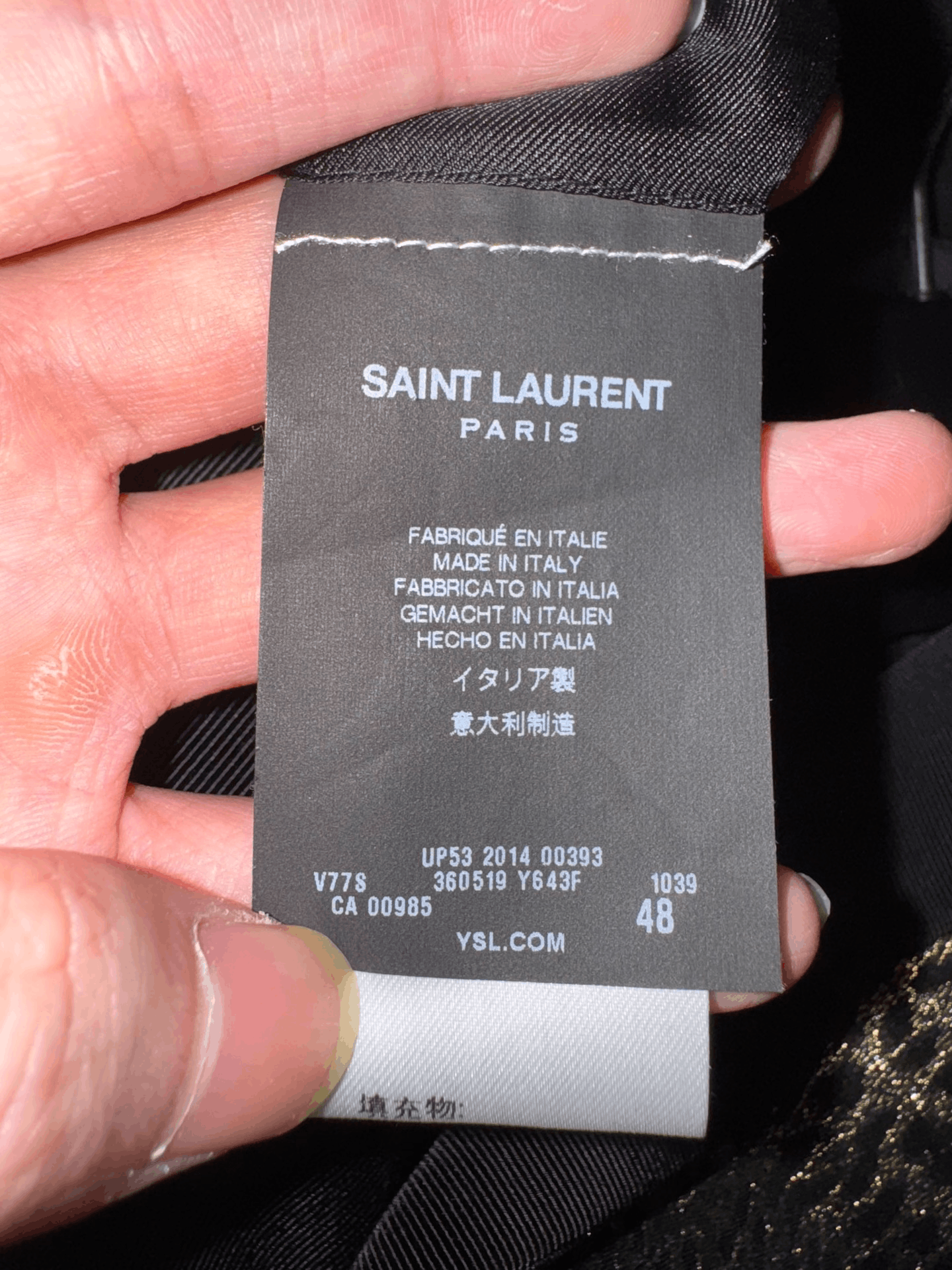 Saint Laurent Paris Saint Laurent Black Gold Leopard Print Blazer Size US M / EU 48-50 / 2 - 7 Thumbnail