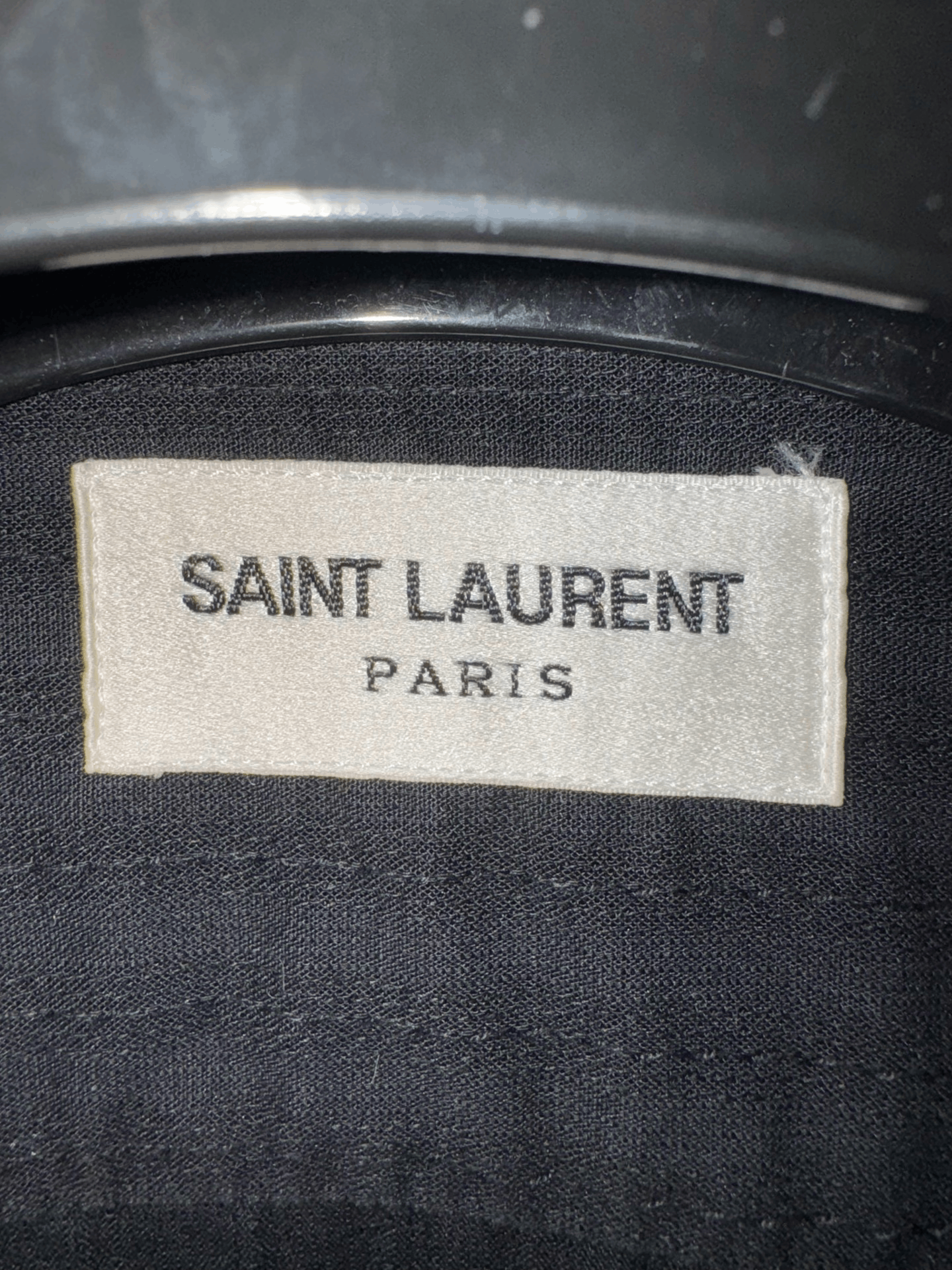 Saint Laurent Paris Saint Laurent Embroidered Striped Shirt Size US M / EU 48-50 / 2 - 5 Thumbnail
